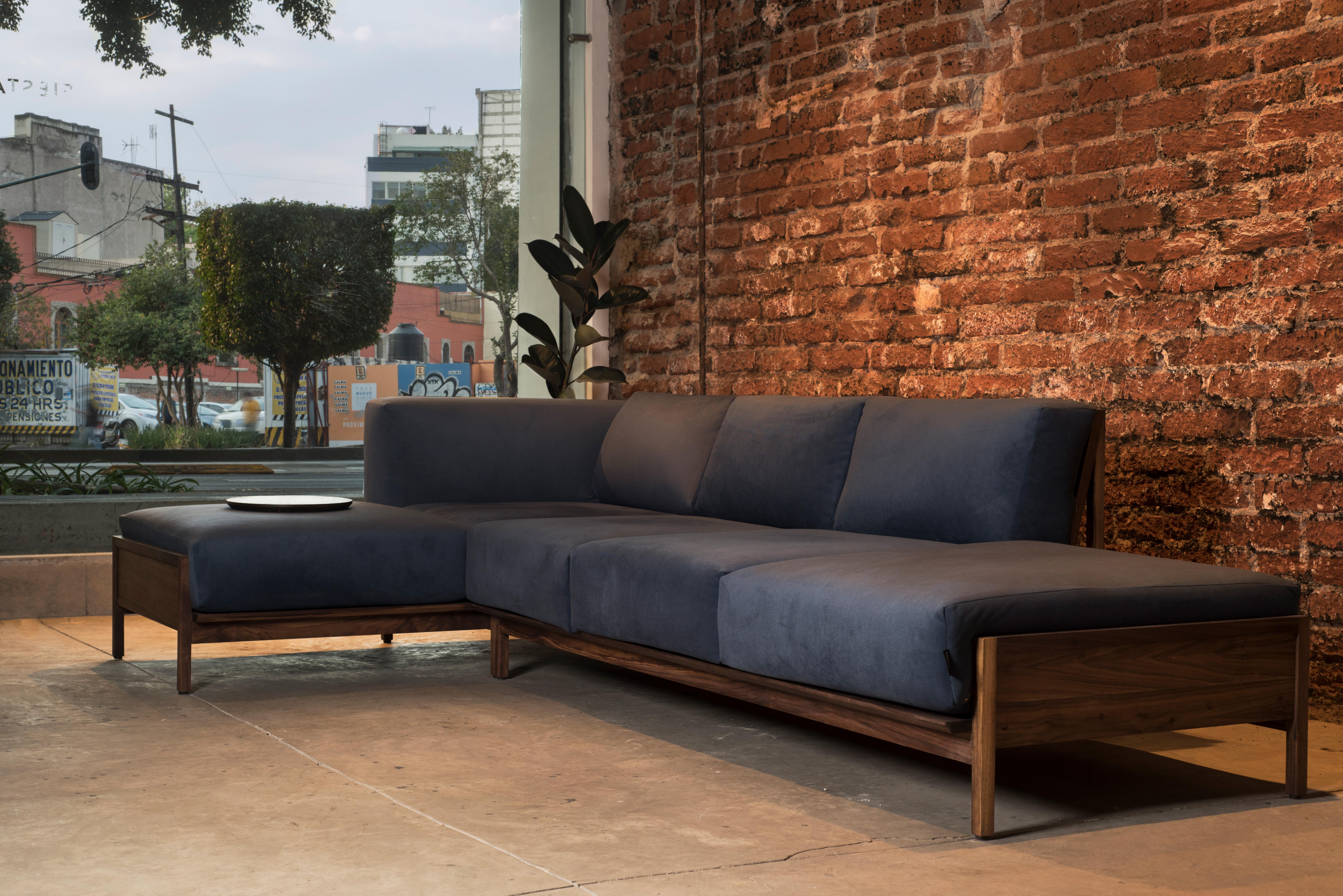 Escuadra Confort, Mexican Contemporary Sofa by Emiliano Molina for Cuchara For Sale 1