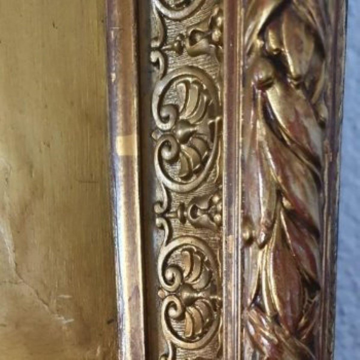 Spanisches Öl auf Kupfer aus dem 18. Jahrhundert - Virgin Dolorosa im Angebot 1