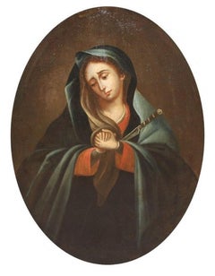 Virgen Dolorosa - Óleo sobre tela