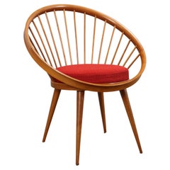 Ese Möbler AB Circle Chair Beech Swden 1960s