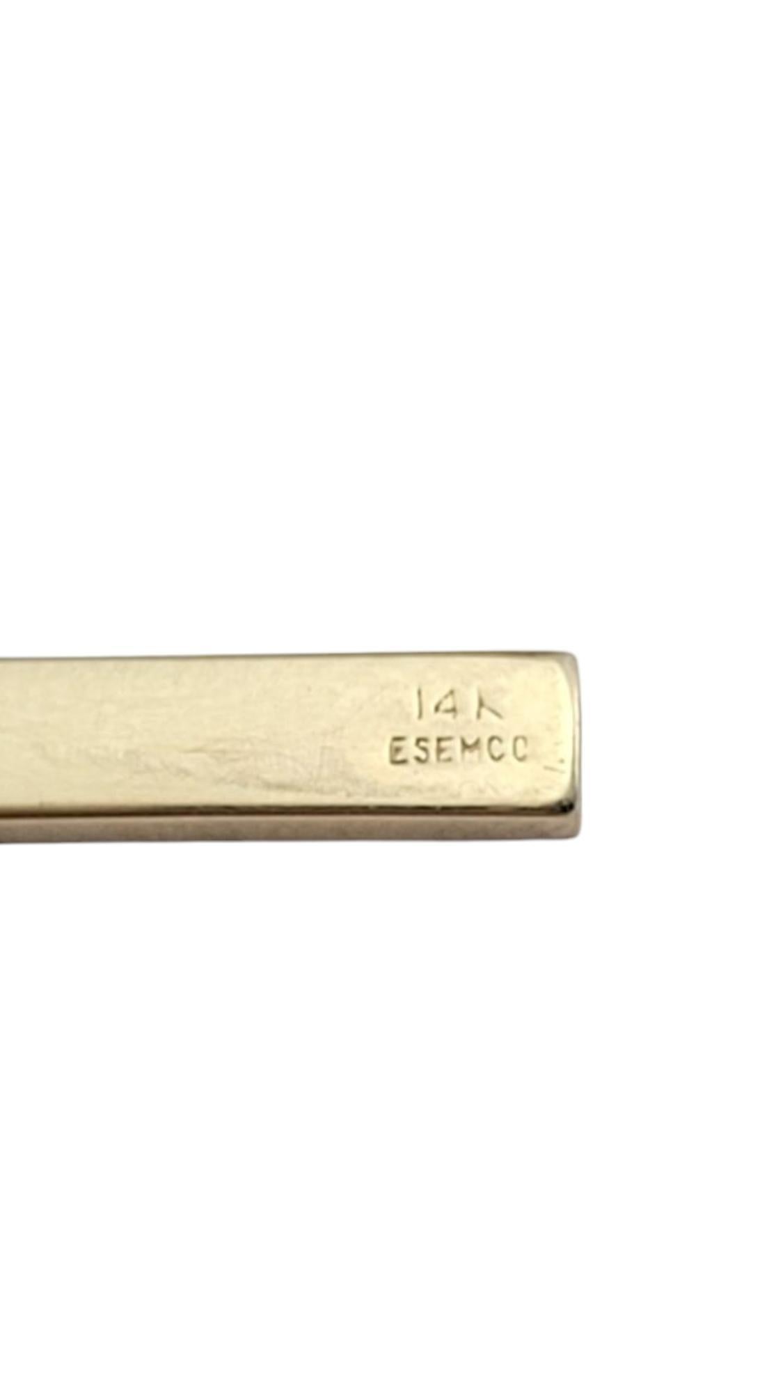 Esemco Pendentif croix en or jaune 14 carats #21262 Bon état - En vente à Washington Depot, CT