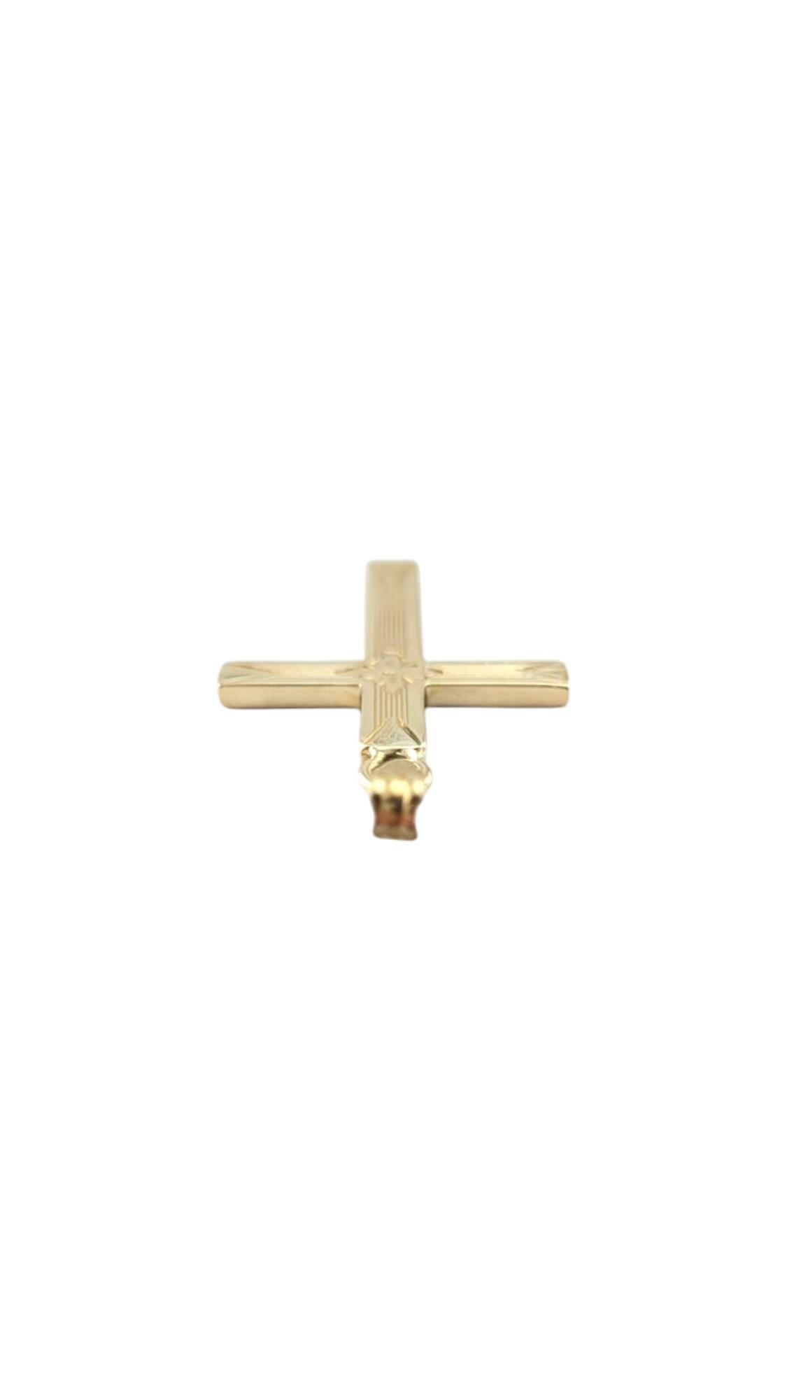 Esemco Pendentif croix en or jaune 14 carats #21262 en vente 1