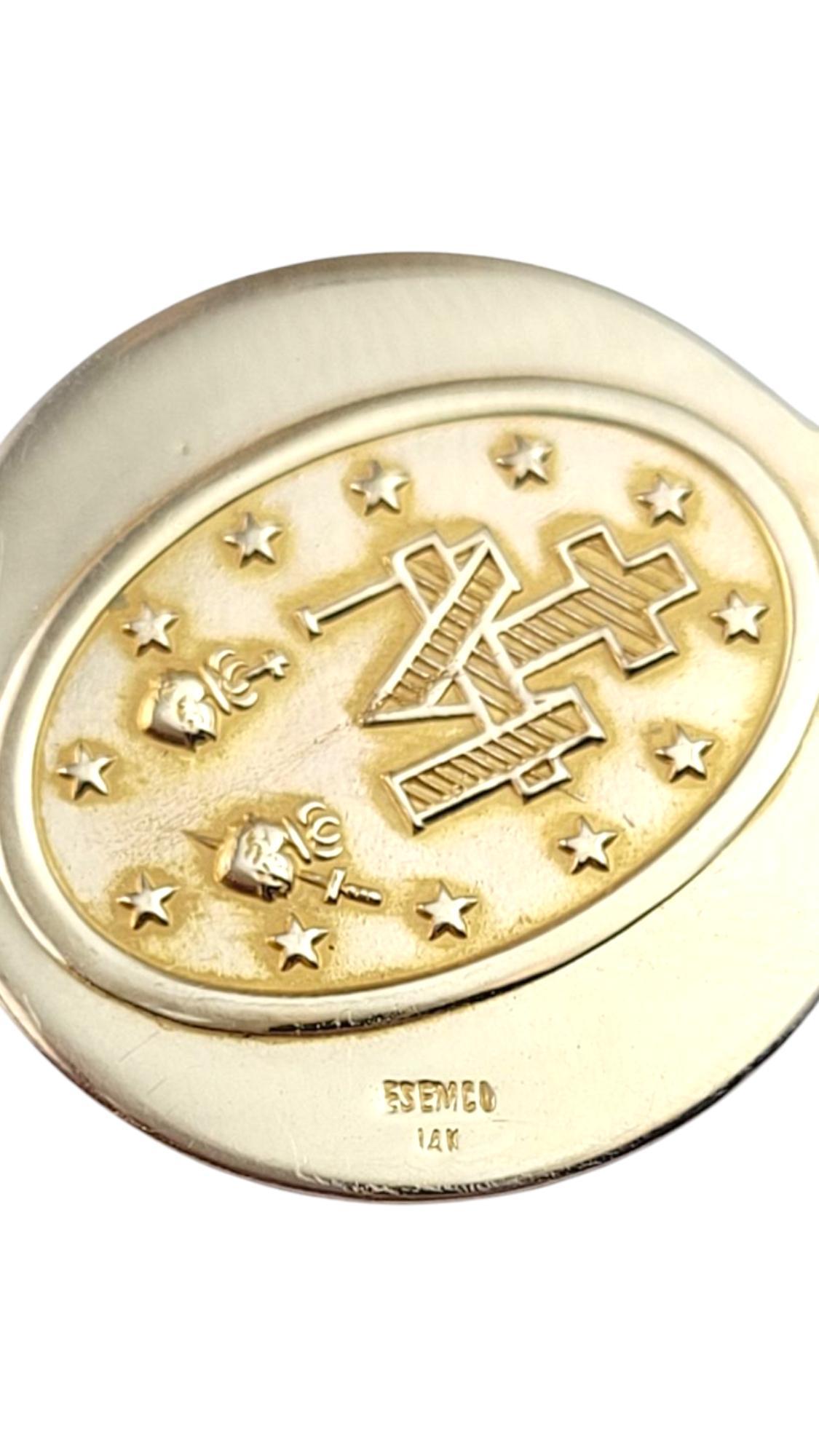 Esemco Medalla Milagrosa de Oro Amarillo de 14 Kilates #21274 en Bueno estado para la venta en Washington Depot, CT