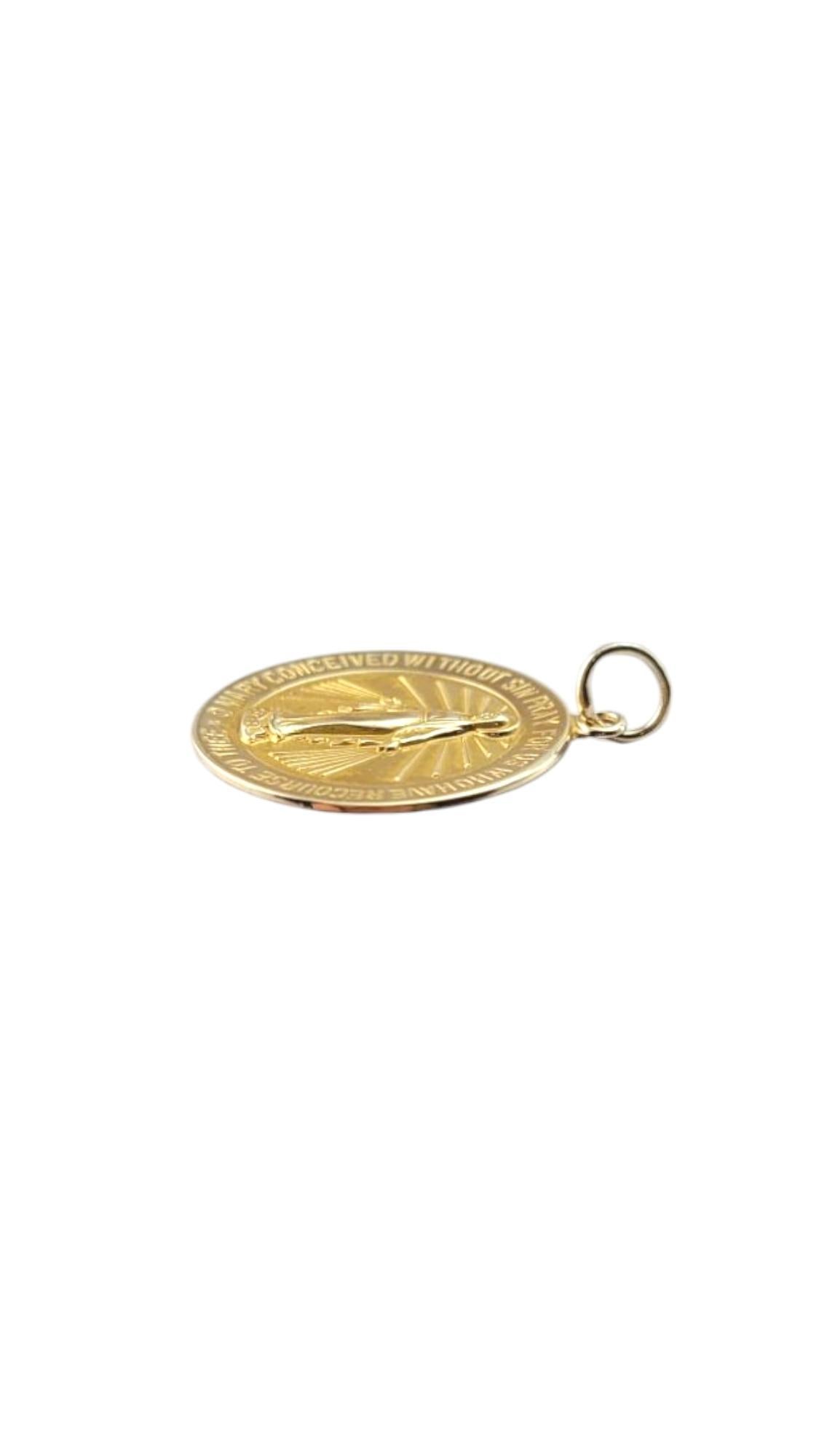 Esemco Medalla Milagrosa de Oro Amarillo de 14 Kilates #21274 en venta 1