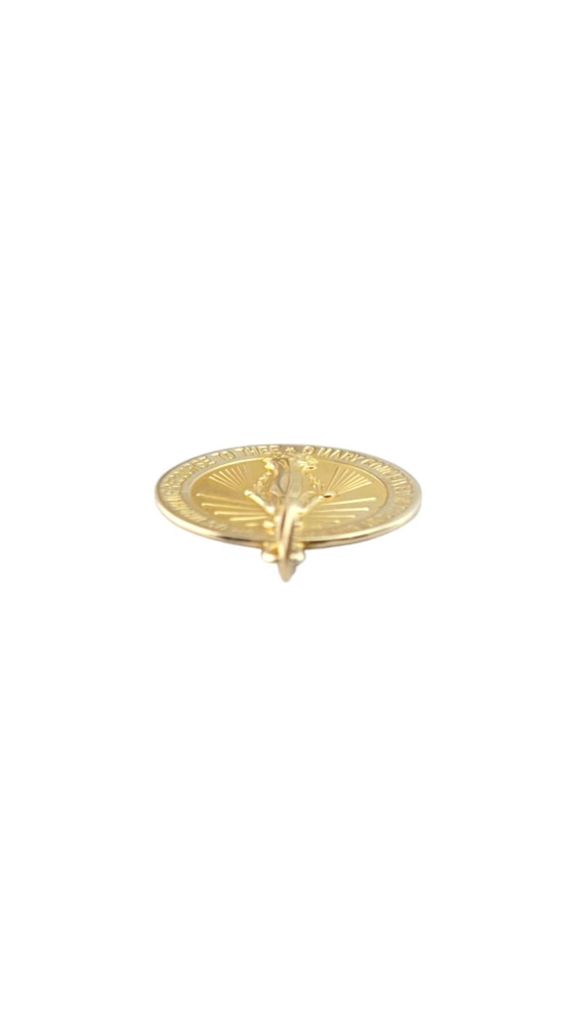 Esemco Medalla Milagrosa de Oro Amarillo de 14 Kilates #21274 en venta 2