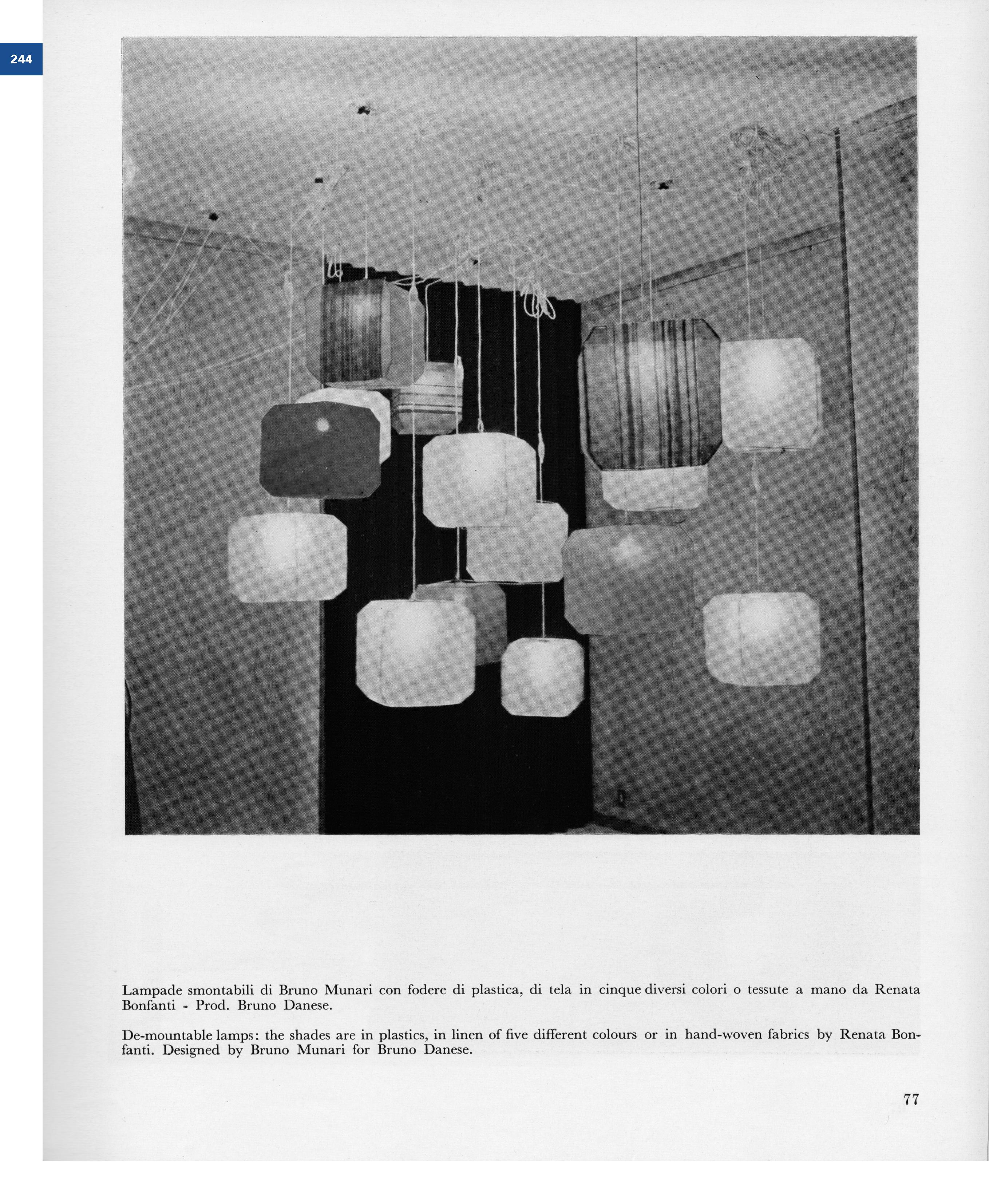 Esempi Reprint, Lights, 1934-1964, Italie, 2010s en vente 5