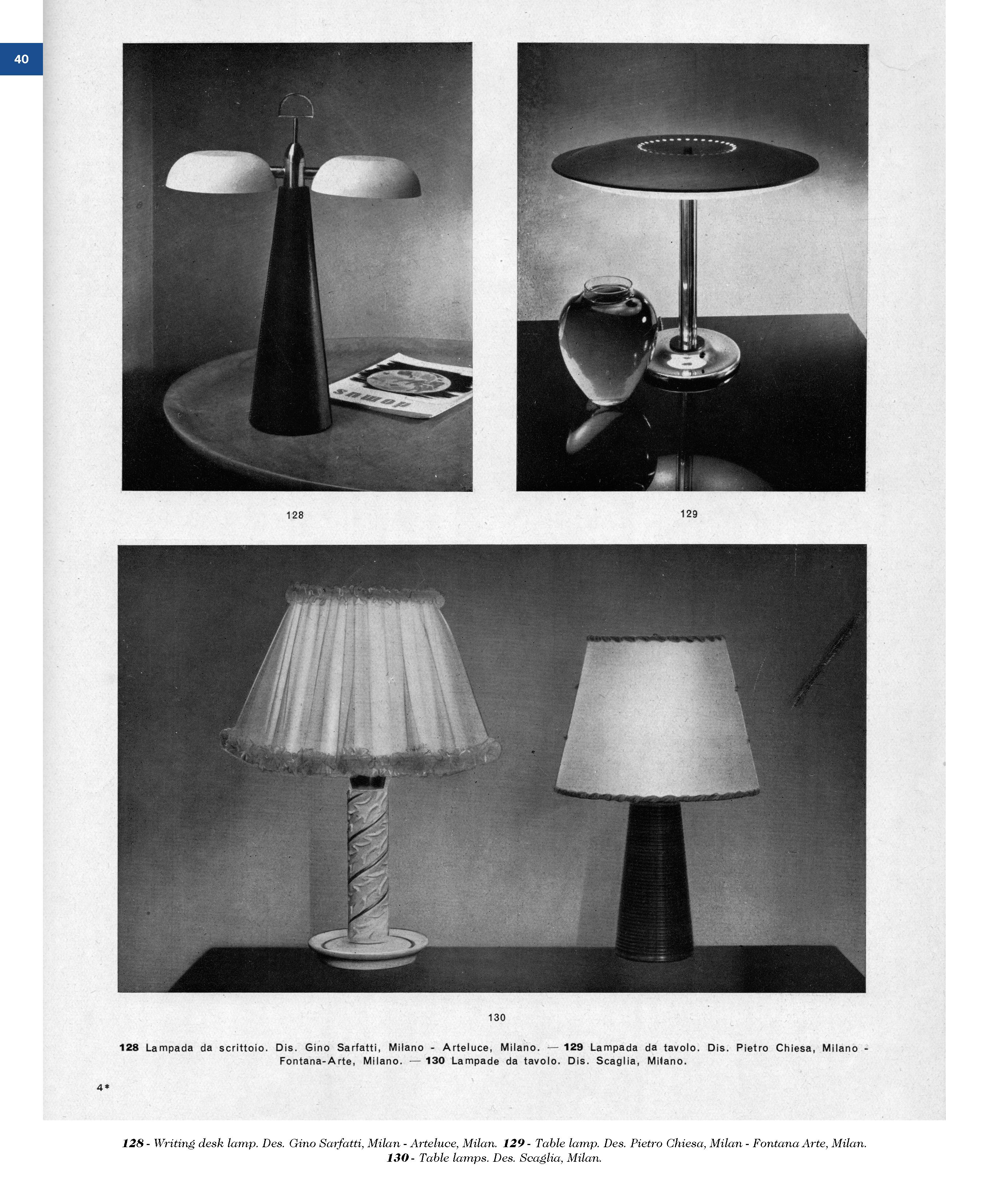Esempi Reprint, Lights, 1934-1964, Italie, 2010s Neuf - En vente à Milan, IT