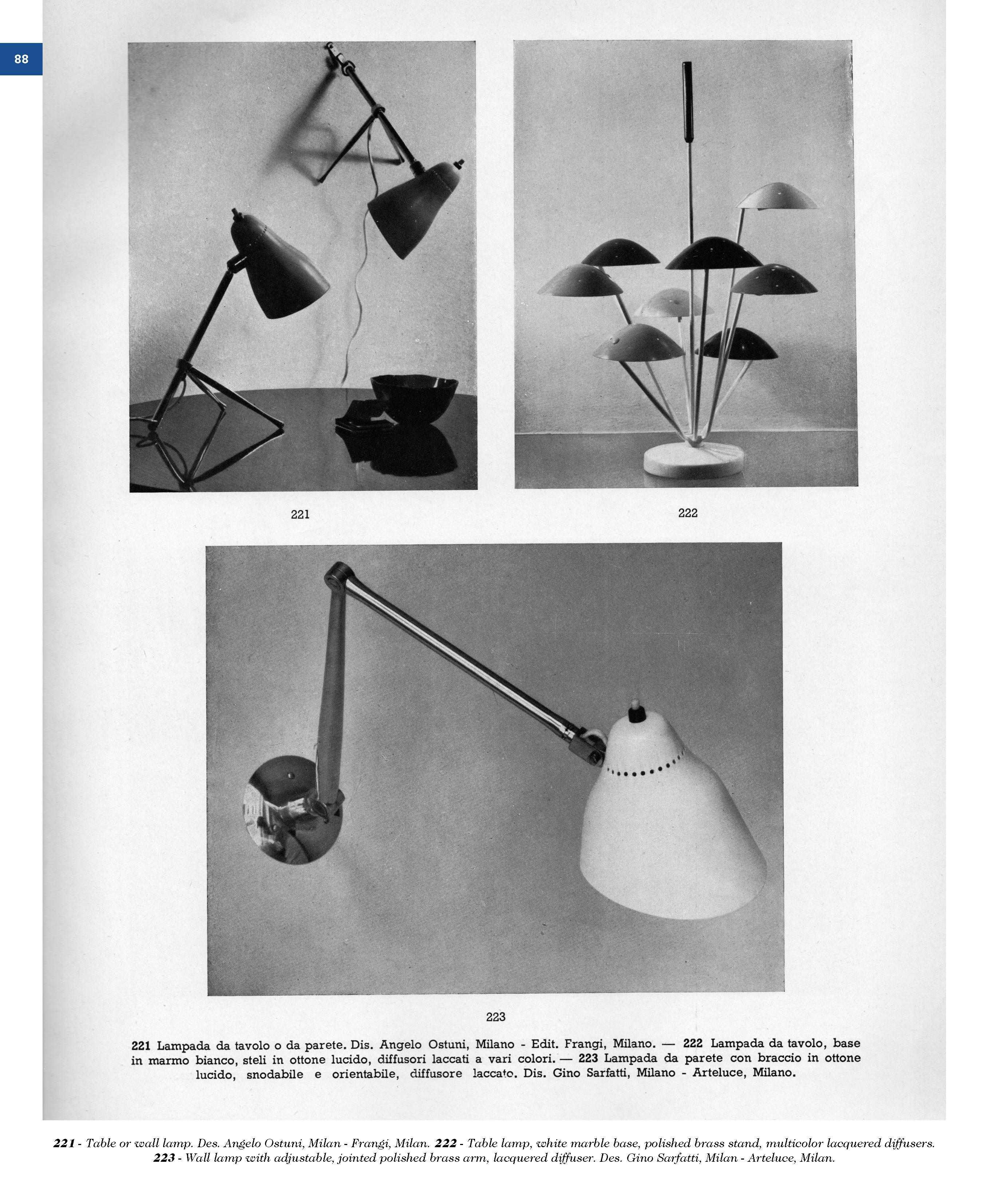 Esempi Reprint, Lights, 1934-1964, Italie, 2010s en vente 1