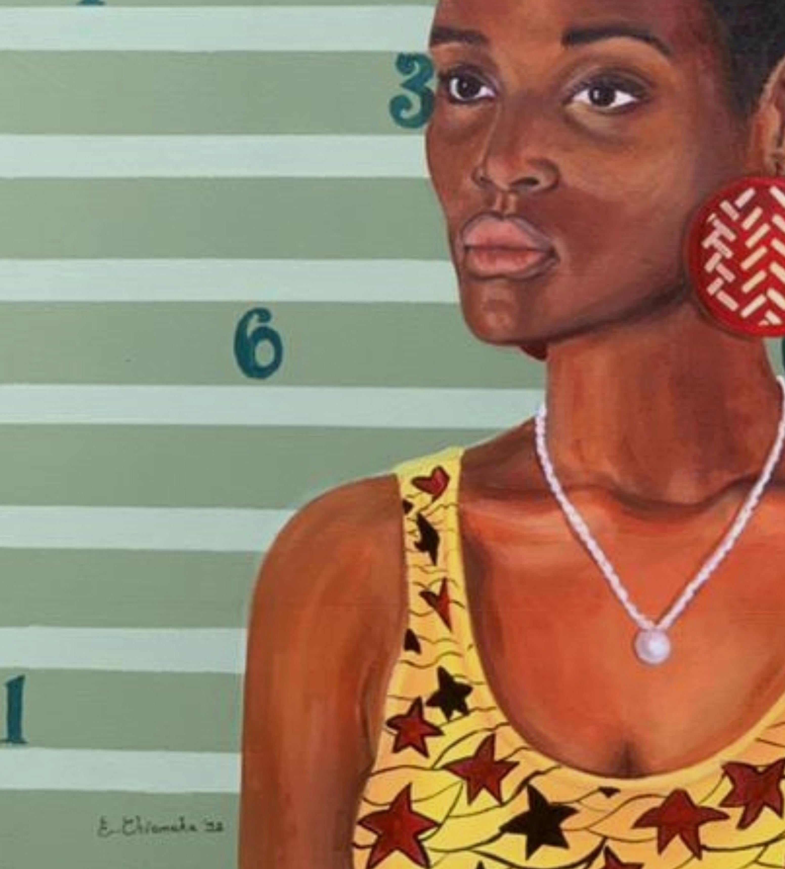 I Erwartet (Grau), Interior Painting, von Esinulo Chiamaka Praise