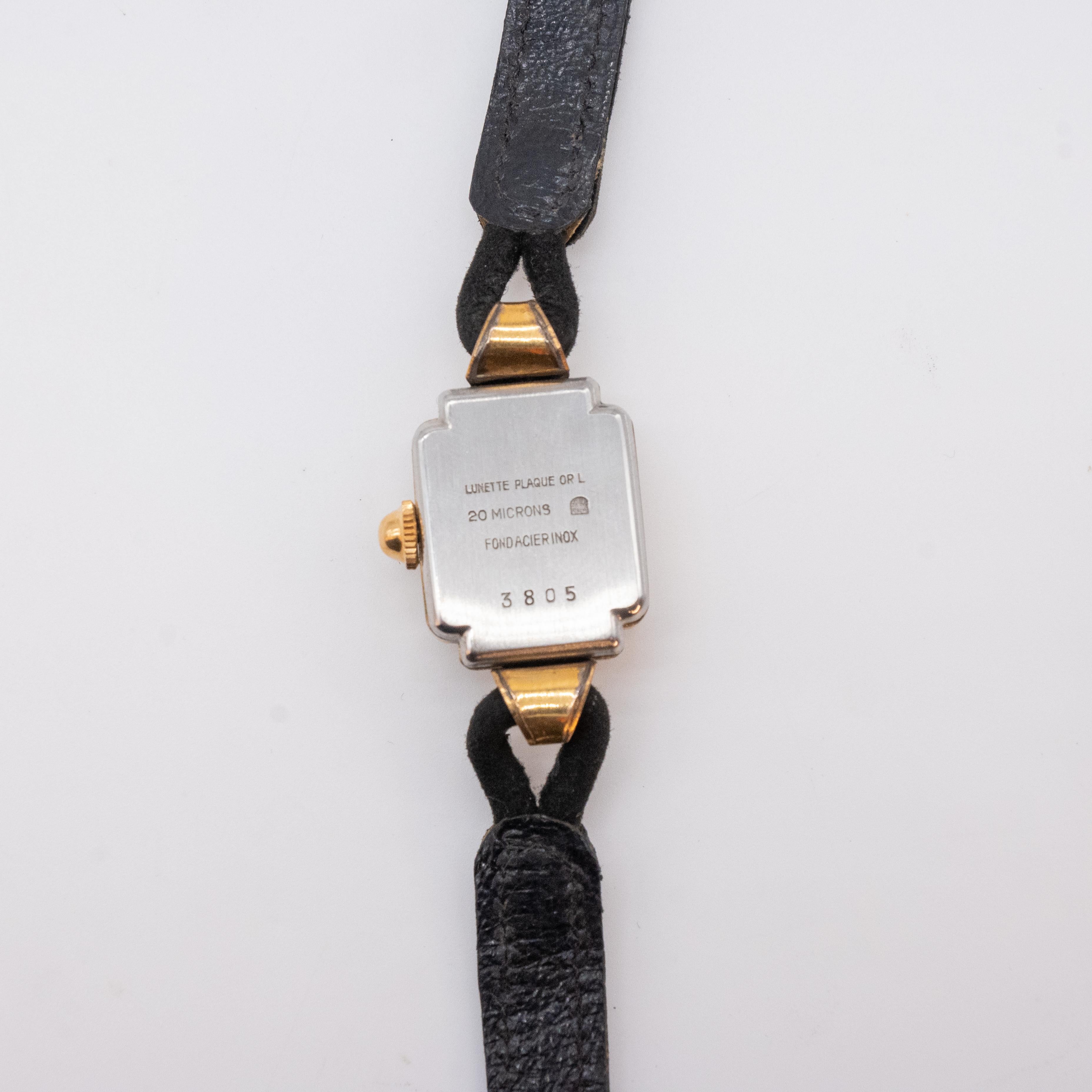 Eska Watch Gold Plated In Excellent Condition For Sale In Vannes, FR