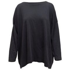 Eskandar Black Long Sleeve Top