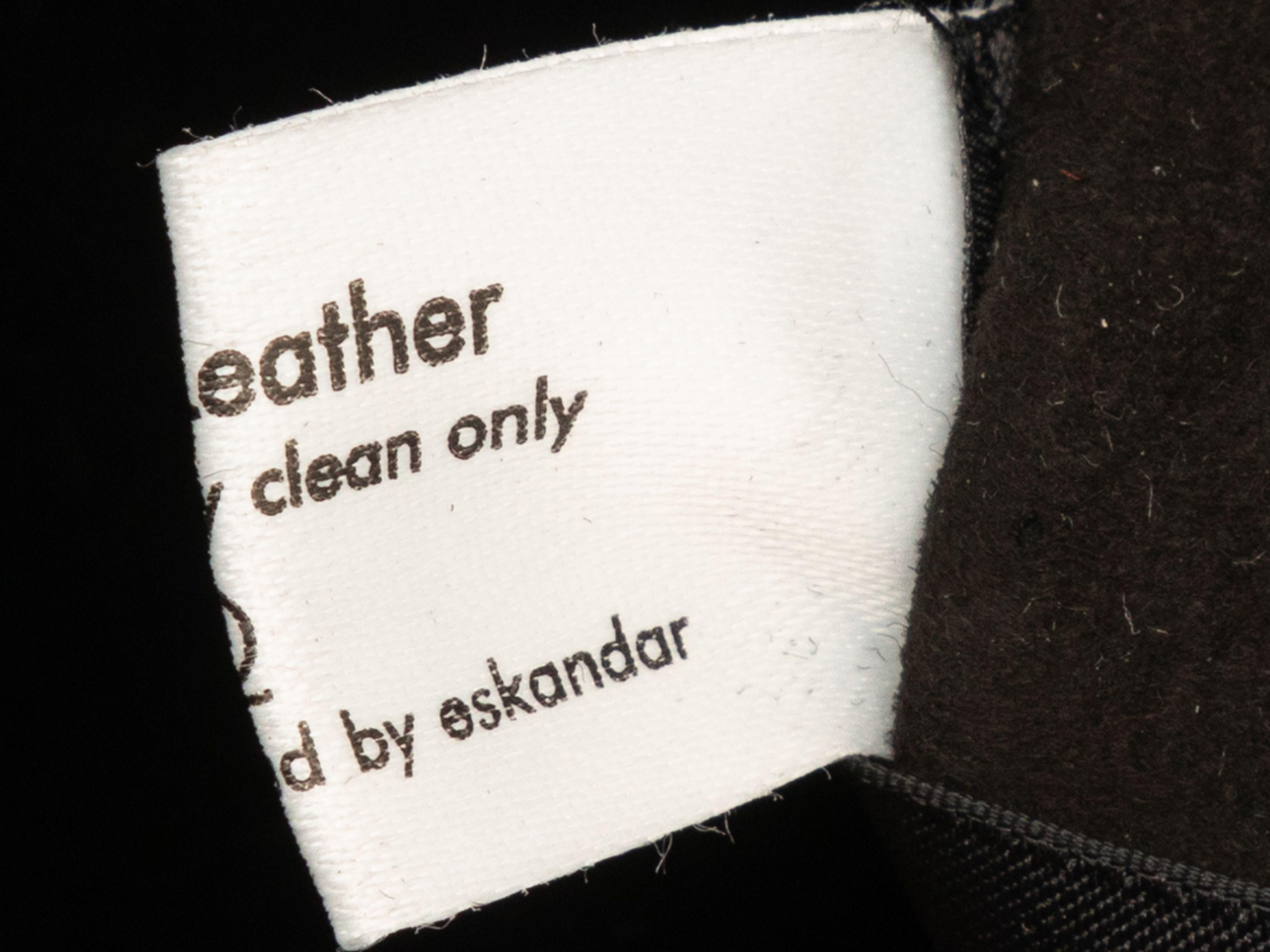 Eskandar Black Shearling Vest In Good Condition In New York, NY