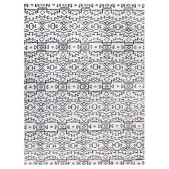 Eskayel, Akimbo, B&W Flat-Weave Rug