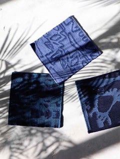 Eskayel, Akimbo, Indigo Inverse Flat-Weave Rug