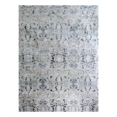 Eskayel, Alabaster, Light Rug, Silk Cross Weave