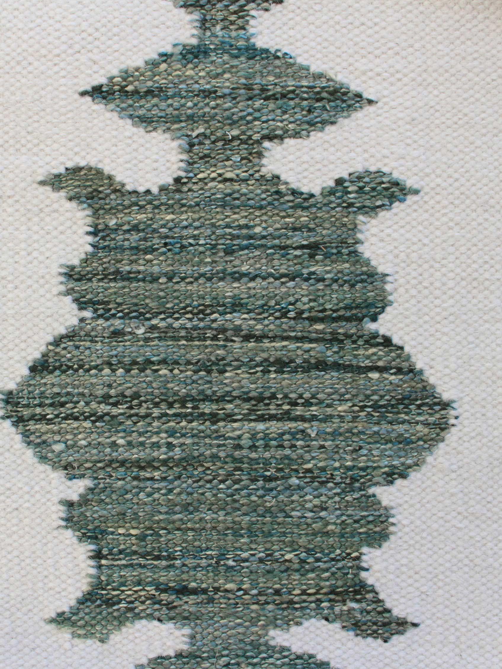 Eskayel, Areca Palms, Chloros Flat-Weave Rug In New Condition For Sale In Brooklyn, NY