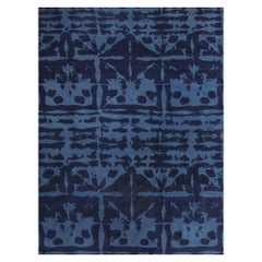 Eskayel, Banda, Indigo Flat-Weave Rug