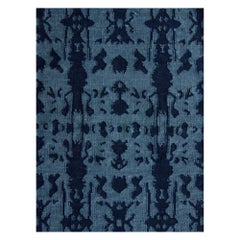 Eskayel, Biami, Deep Indigo Flat-Weave Rug