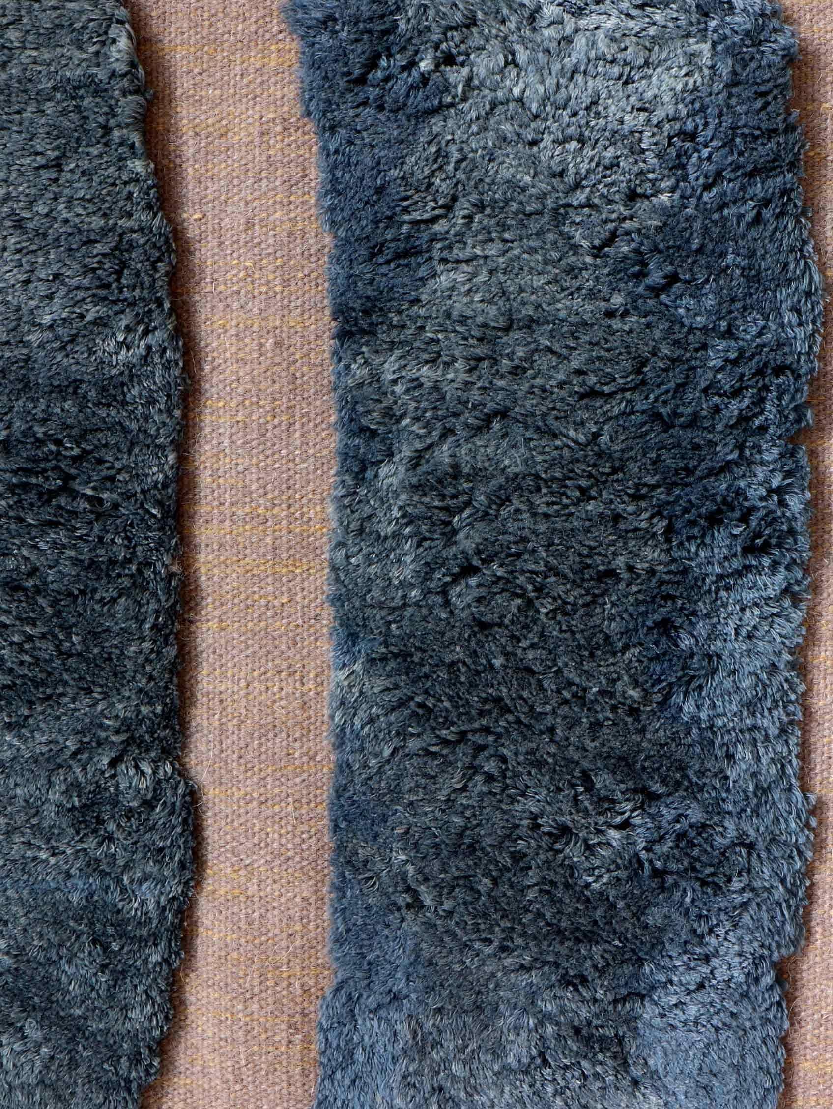 Eskayel, Bold Stripe, Thalassa-Teppich, Merinowolle/NZ Wolle Marokkanisches Flachgewebe im Zustand „Neu“ im Angebot in Brooklyn, NY