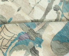 Eskayel Dynasty Modern Handmade Wool Rug for Doris Leslie Blau
