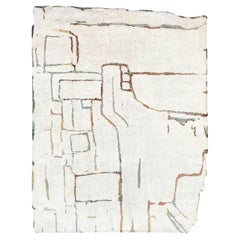 Eskayel, Pórtico, Alfombra Sol, Seda Matka / Lana Merino Tejido Marroquí