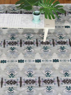 Eskayel, Septaria, Light Rug, New Zealand Wool/Matka Silk Cross Weave