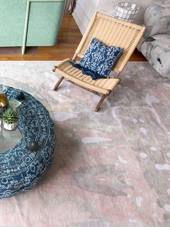 Tapis Eskayel, Tamandot, Lumier, tissage crois en laine/soie mrinos