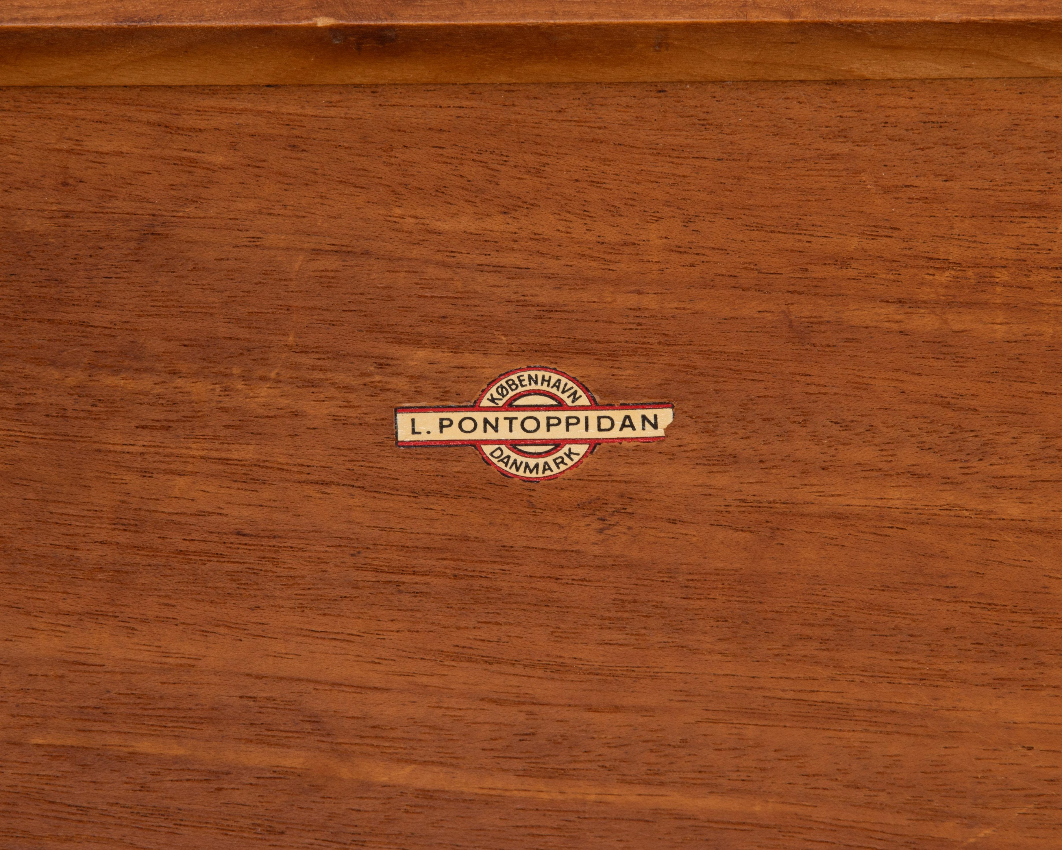 Eske Kristensen Ludvig Pontoppidan Danish Teak Coffee Cocktail Table 1960s 5