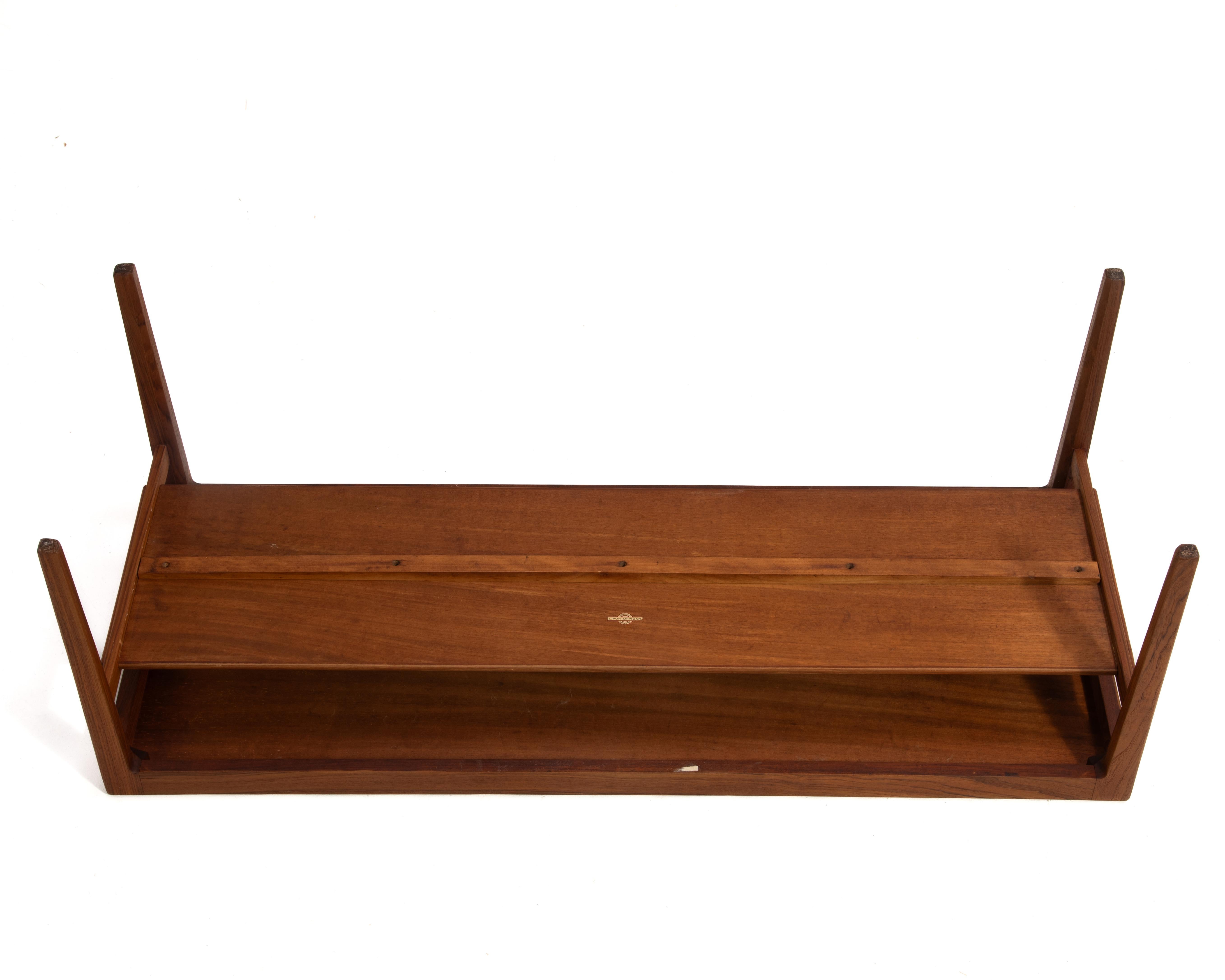 Eske Kristensen Ludvig Pontoppidan Danish Teak Coffee Cocktail Table 1960s 6