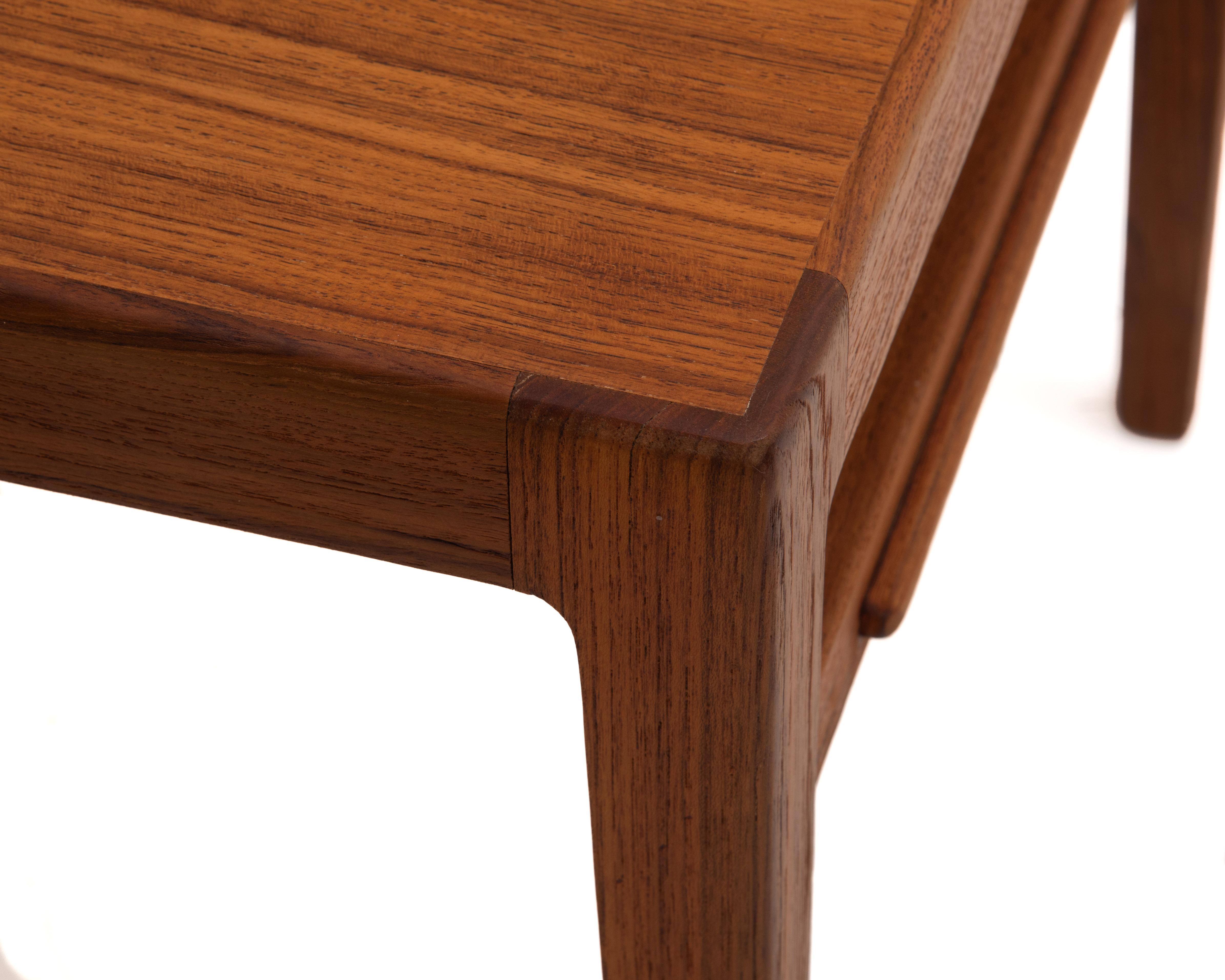 Eske Kristensen Ludvig Pontoppidan Danish Teak Coffee Cocktail Table 1960s 4