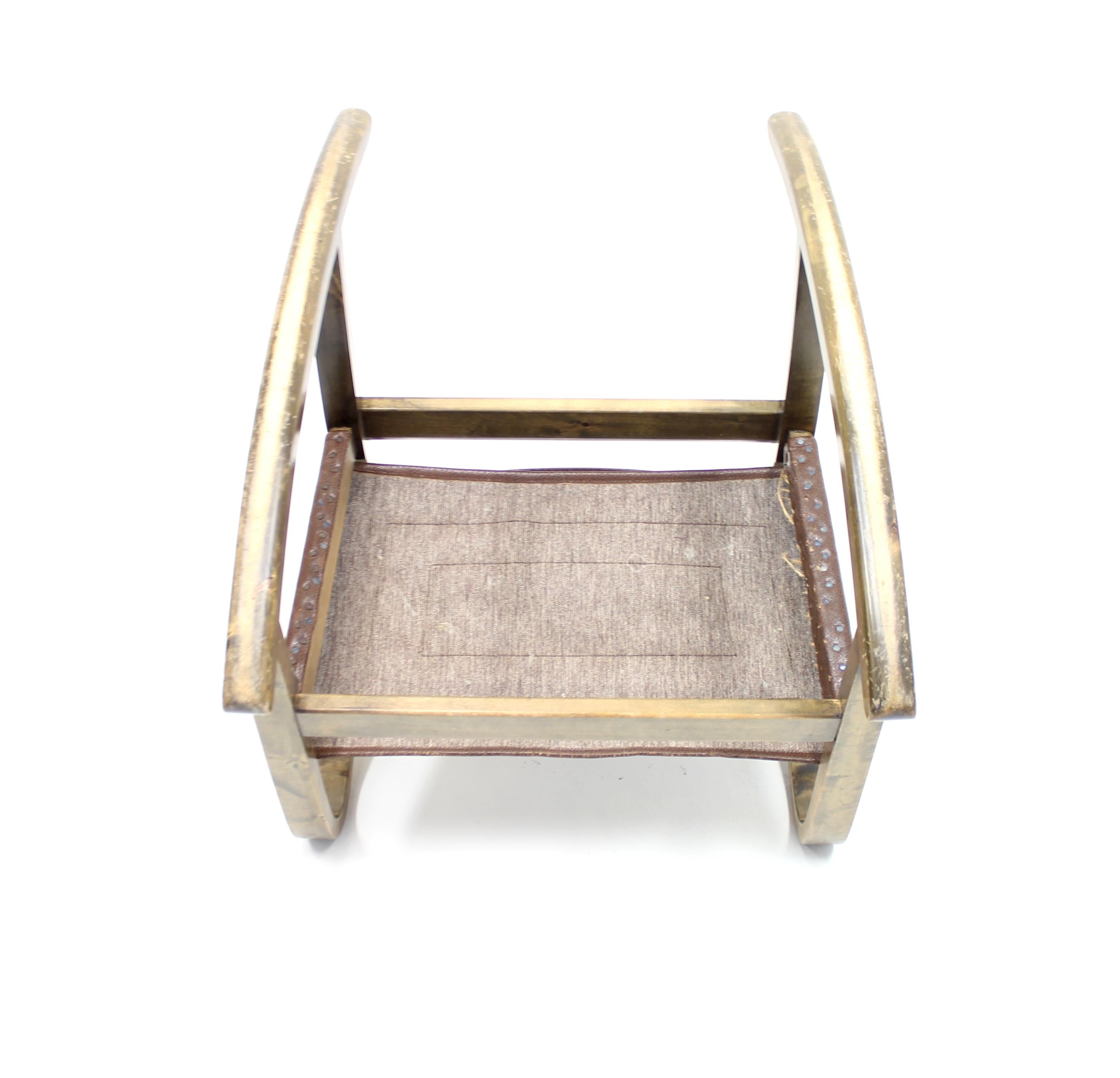 Eskil Sundahl Art Deco Rocking Chair for Bodafors, 1930s For Sale 5