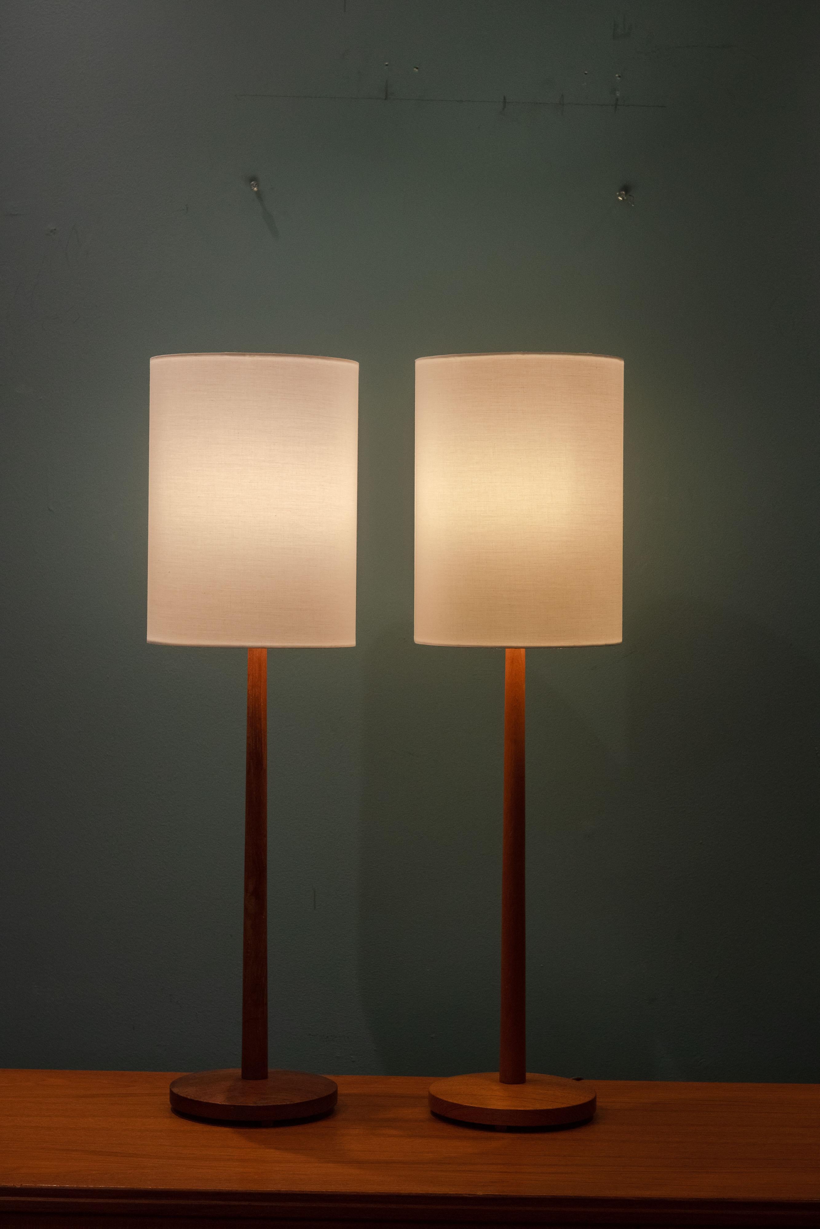 Swedish Eskilstuna Armatur attributed Scandanavian Table lamps For Sale