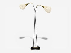 Eskilstuna Elektrofabrik, Stehleuchte, Lackiertes Metall, Messing, Schweden, 1960er Jahre