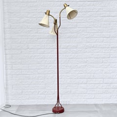 Eskilstuna Elektrofabrik, skandinavische Stehlampe aus der Mitte des Jahrhunderts 145, Schweden 1950er Jahre