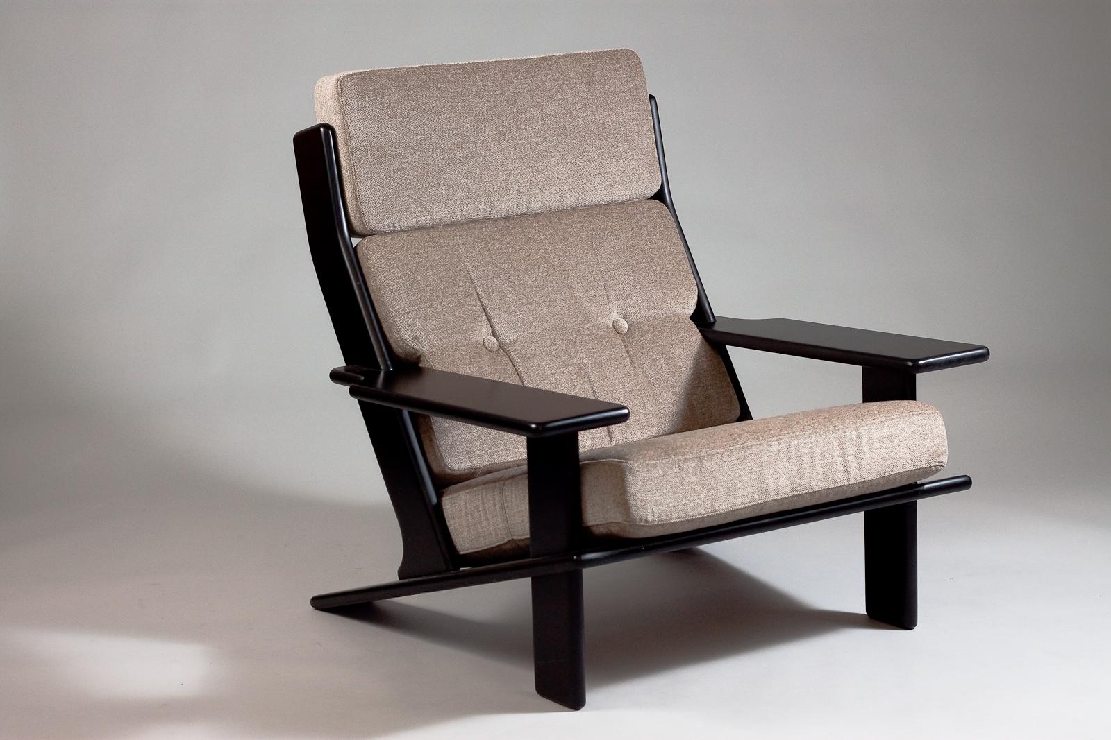 Mid-Century Modern Esko Pajamies, chaise longue Pele pour Lepokalustokalusto, années 1970 en vente