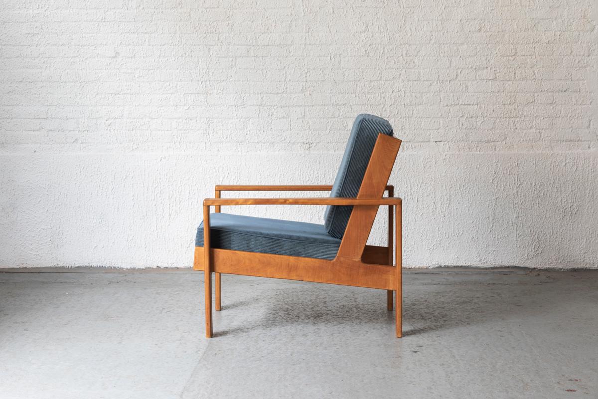 Oak Esko Pajamies Bonanza Easy Chair for Asko, Denmark, 1960s