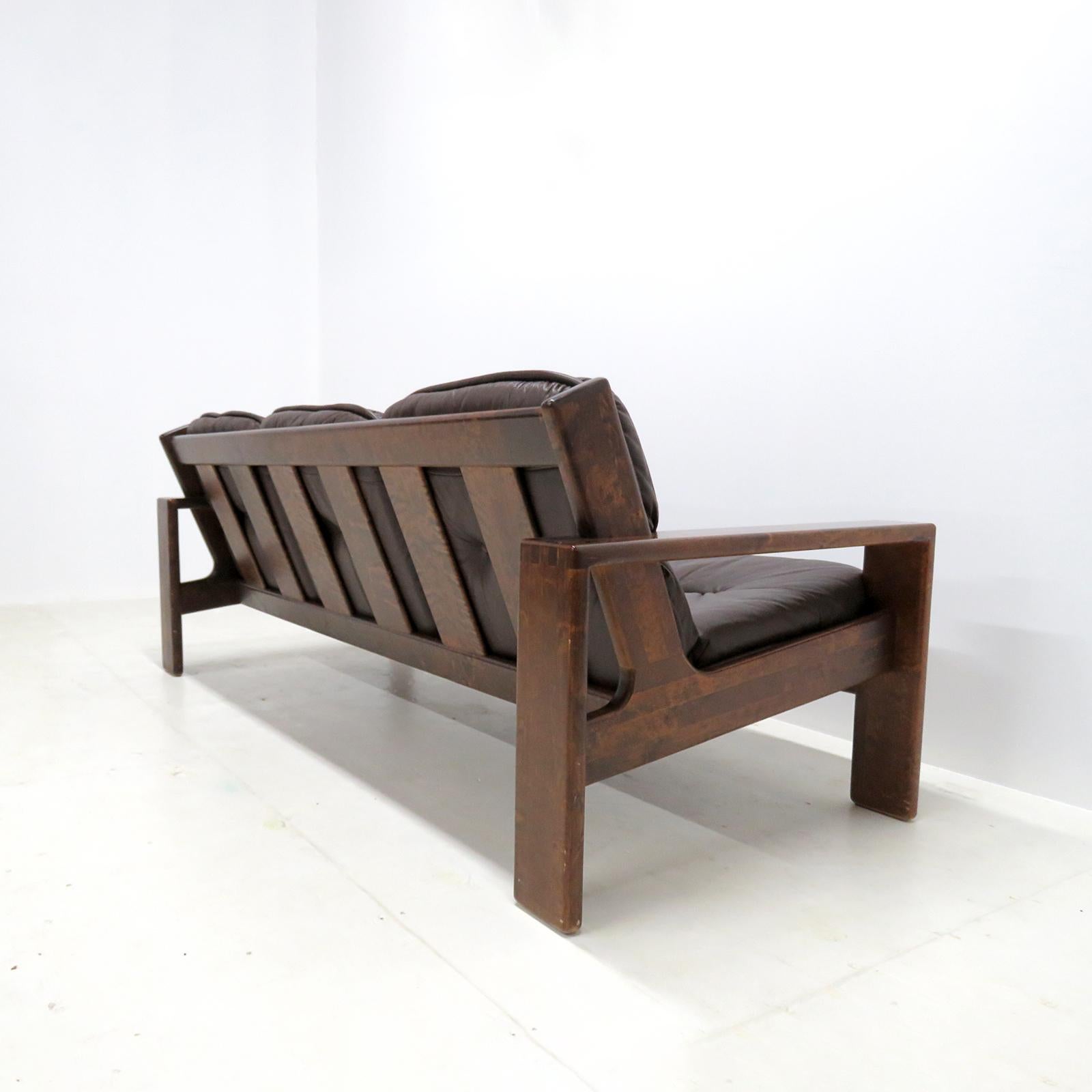 Esko Pajamies 'Bonanza' Leather Sofa, 1970 For Sale 3