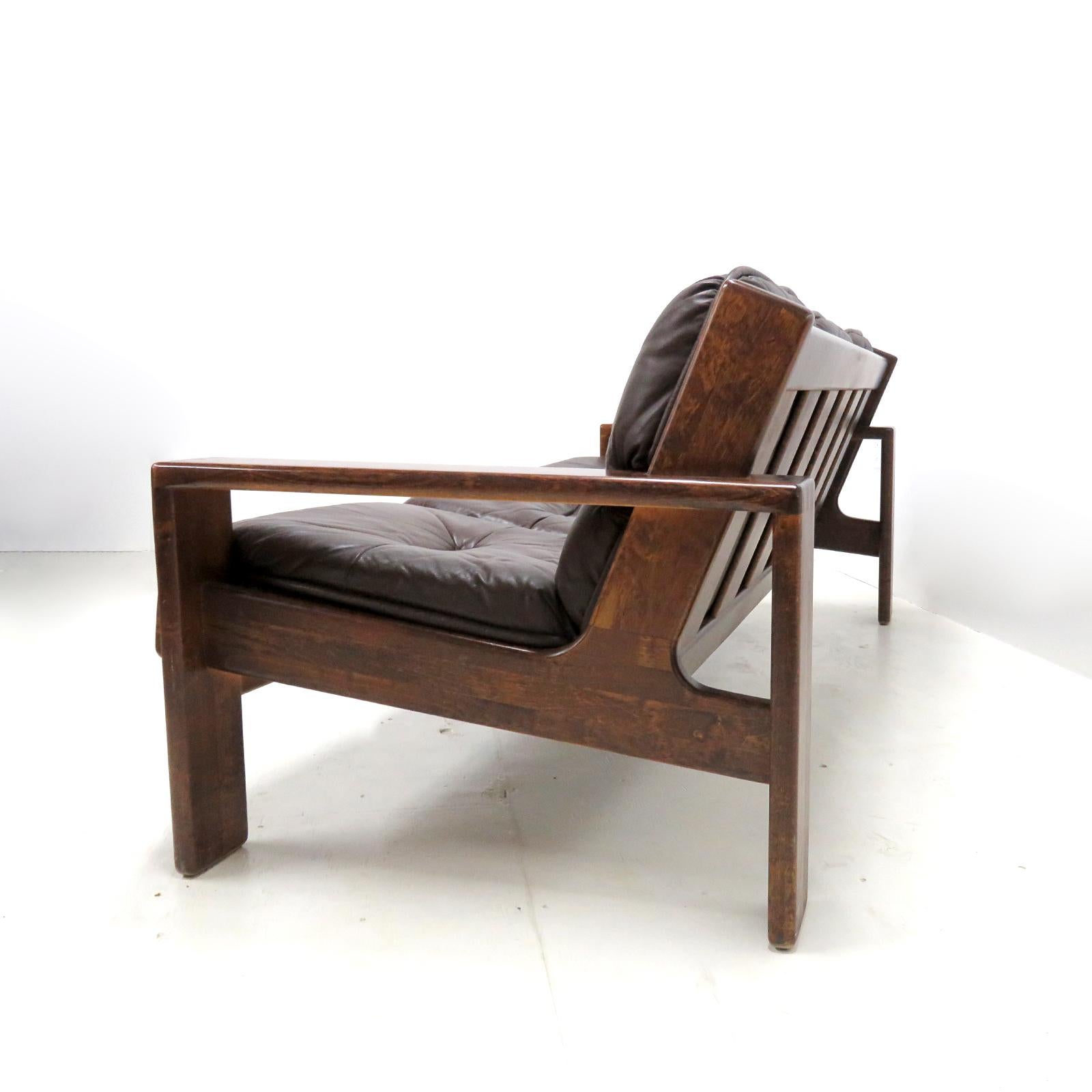 Late 20th Century Esko Pajamies 'Bonanza' Leather Sofa, 1970 For Sale