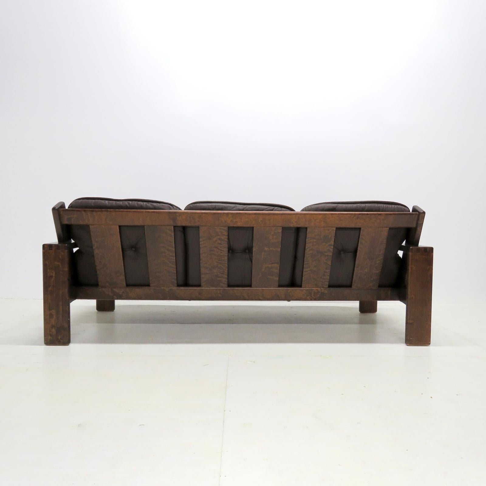 Esko Pajamies 'Bonanza' Leather Sofa, 1970 1