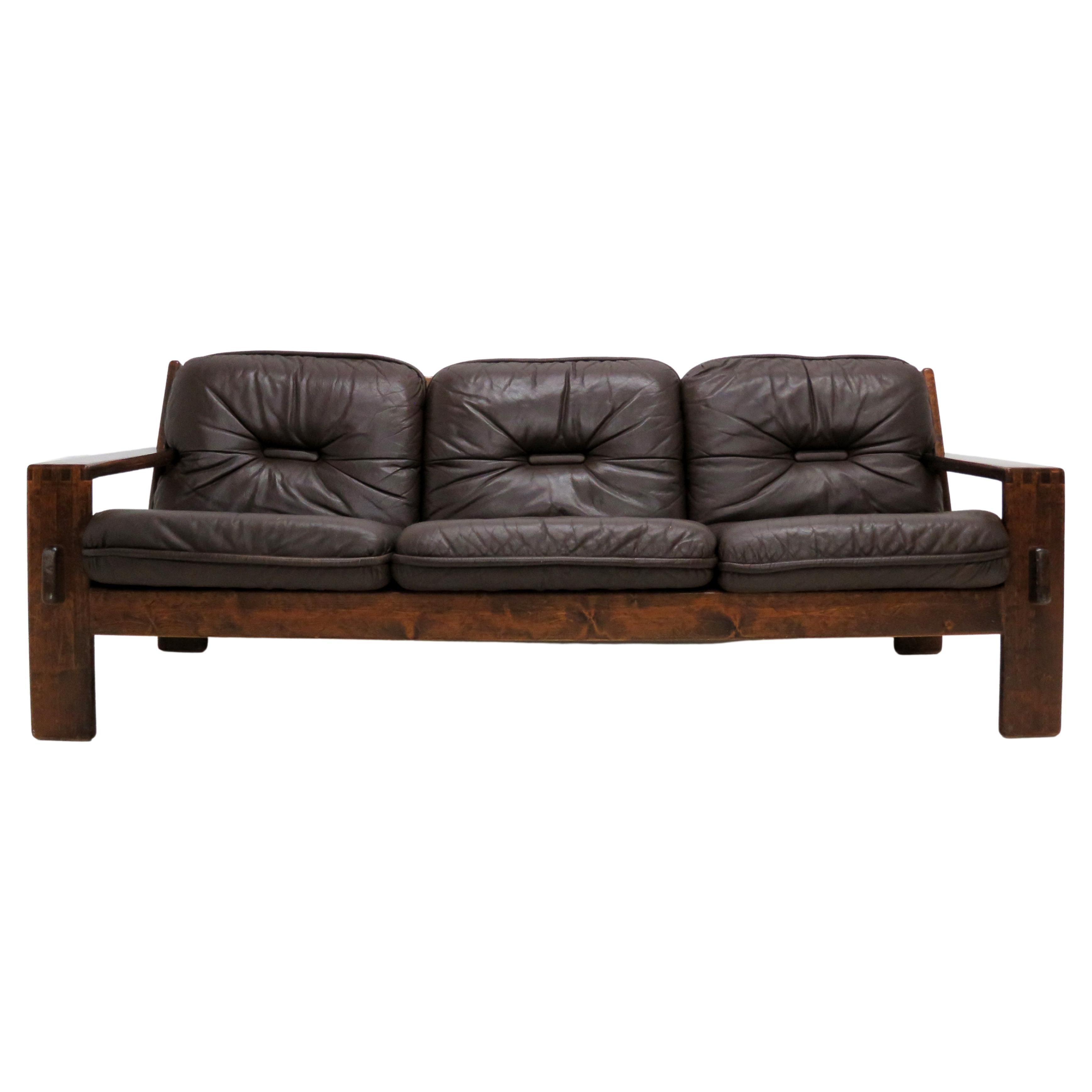 Esko Pajamies 'Bonanza' Leather Sofa, 1970