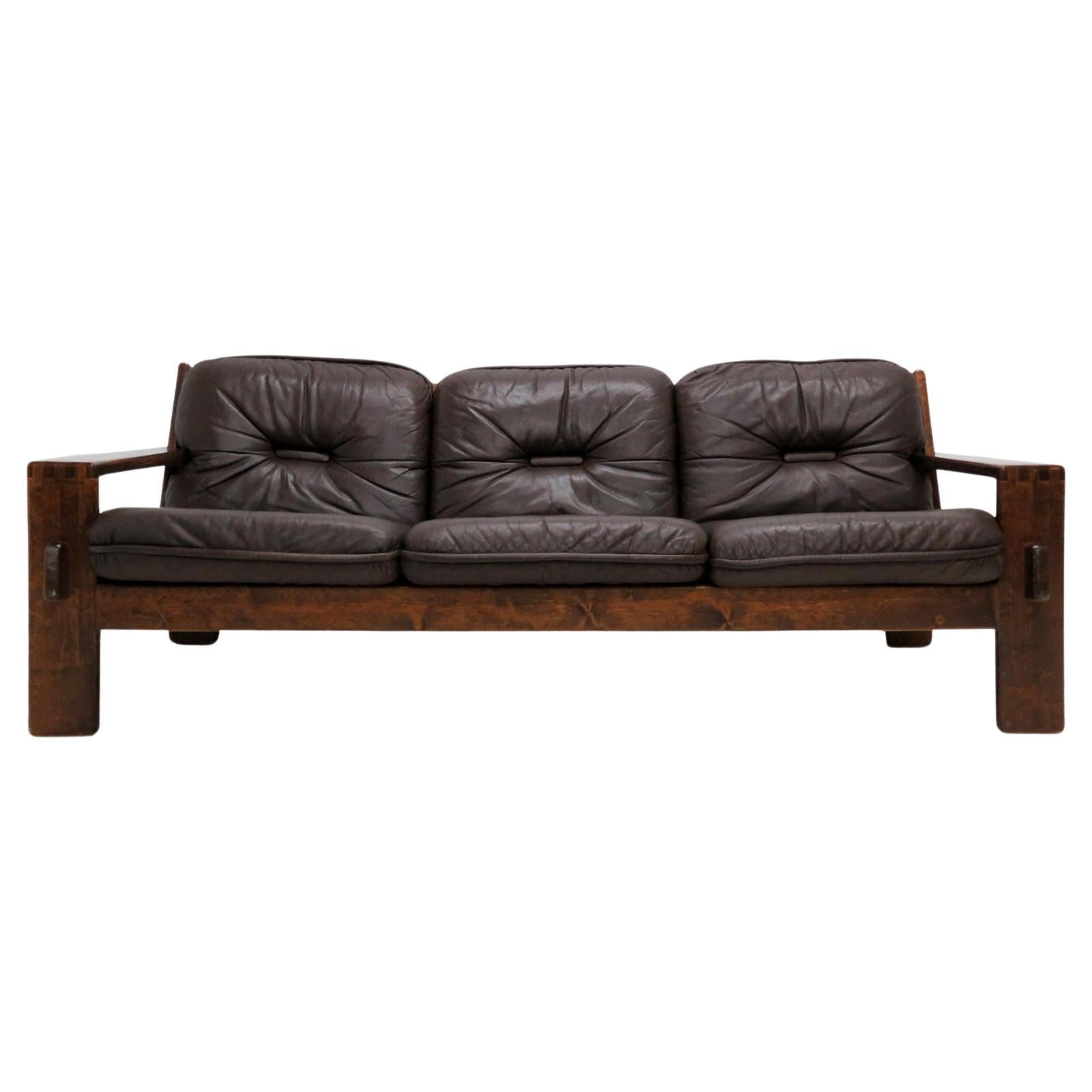 Esko Pajamies 'Bonanza' Leather Sofa, 1970 For Sale