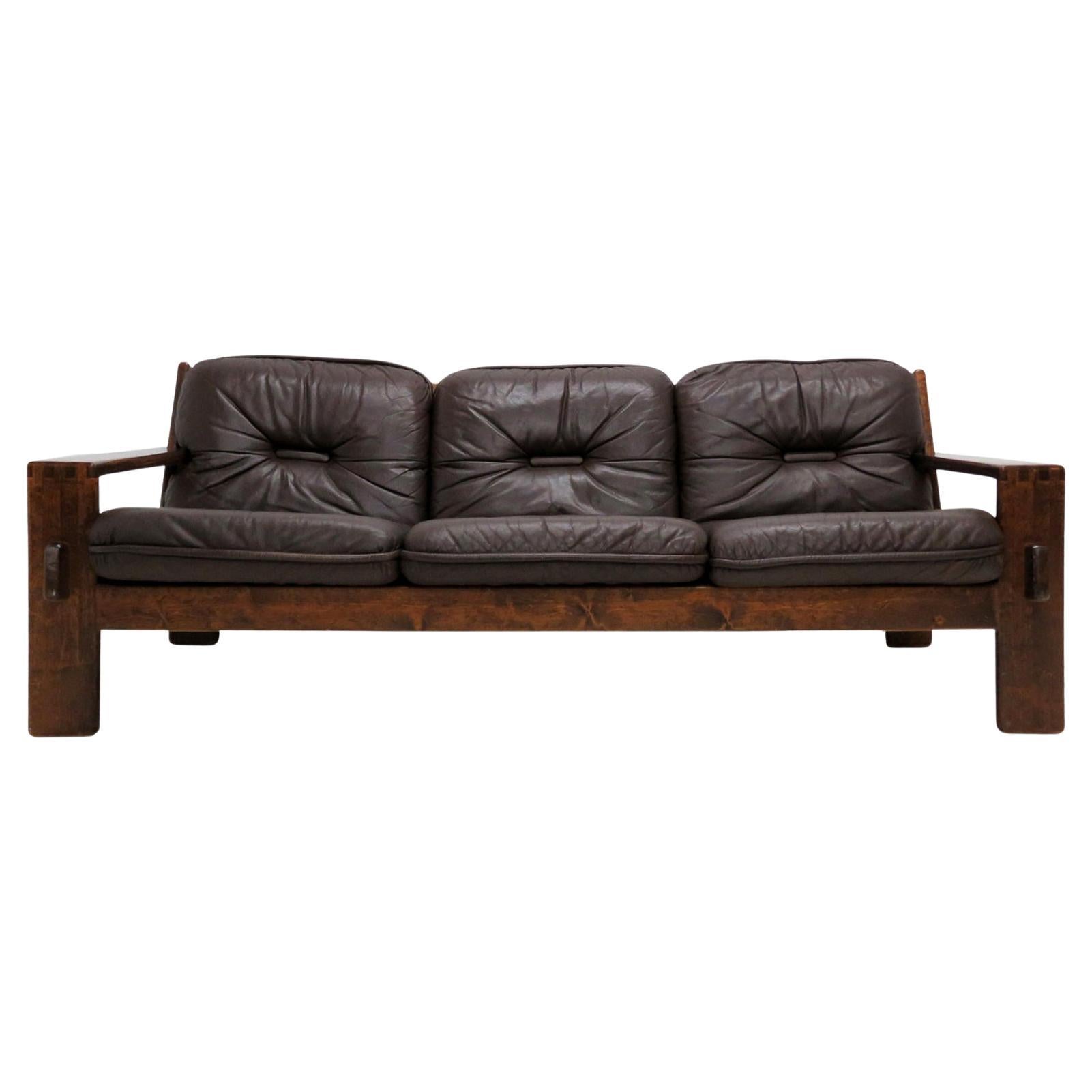 Esko Pajamies 'Bonanza' Leather Sofa, 1970