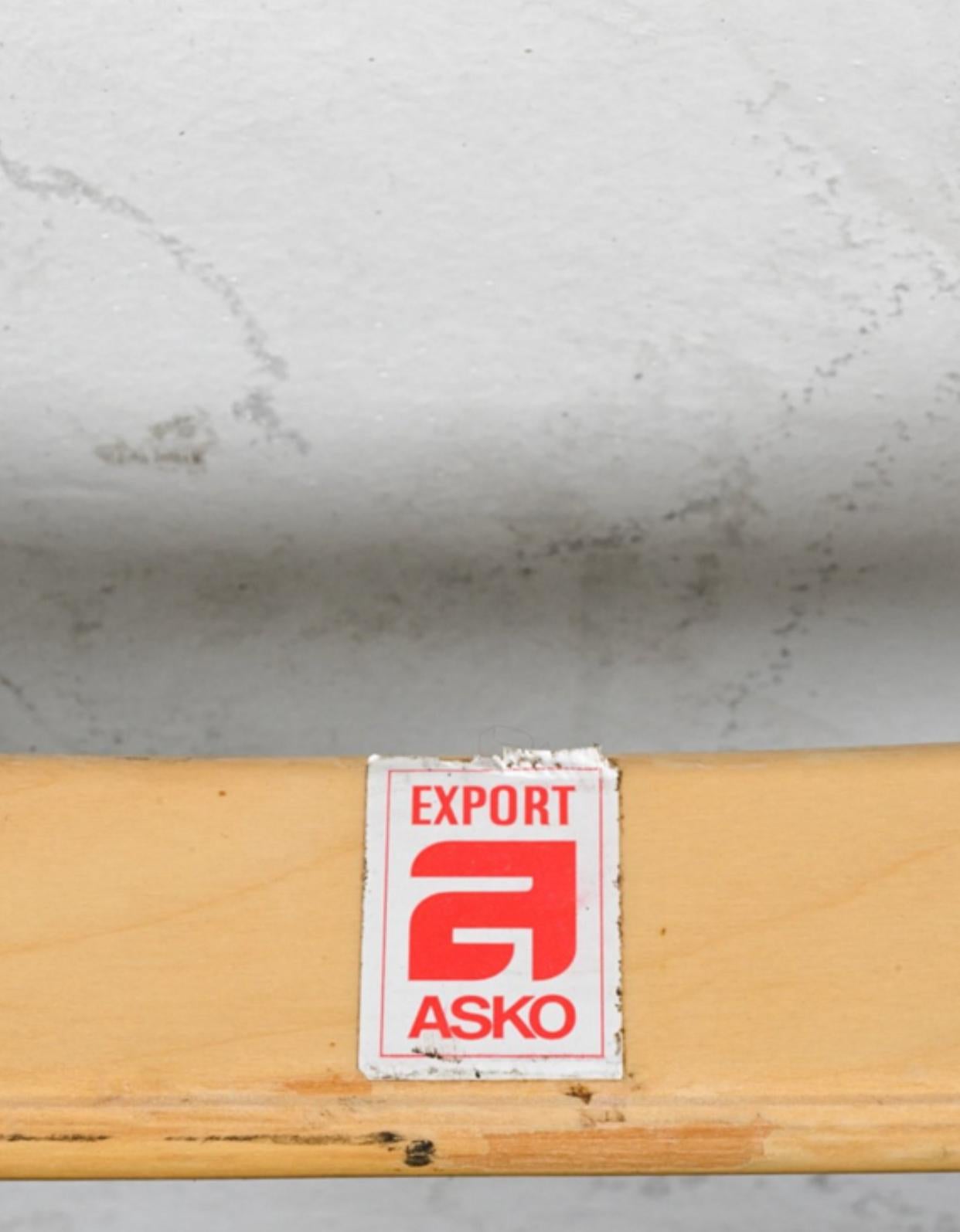 Esko Pajamies for ASKO Leather 'Koivutaru' Lounge Chair For Sale 4