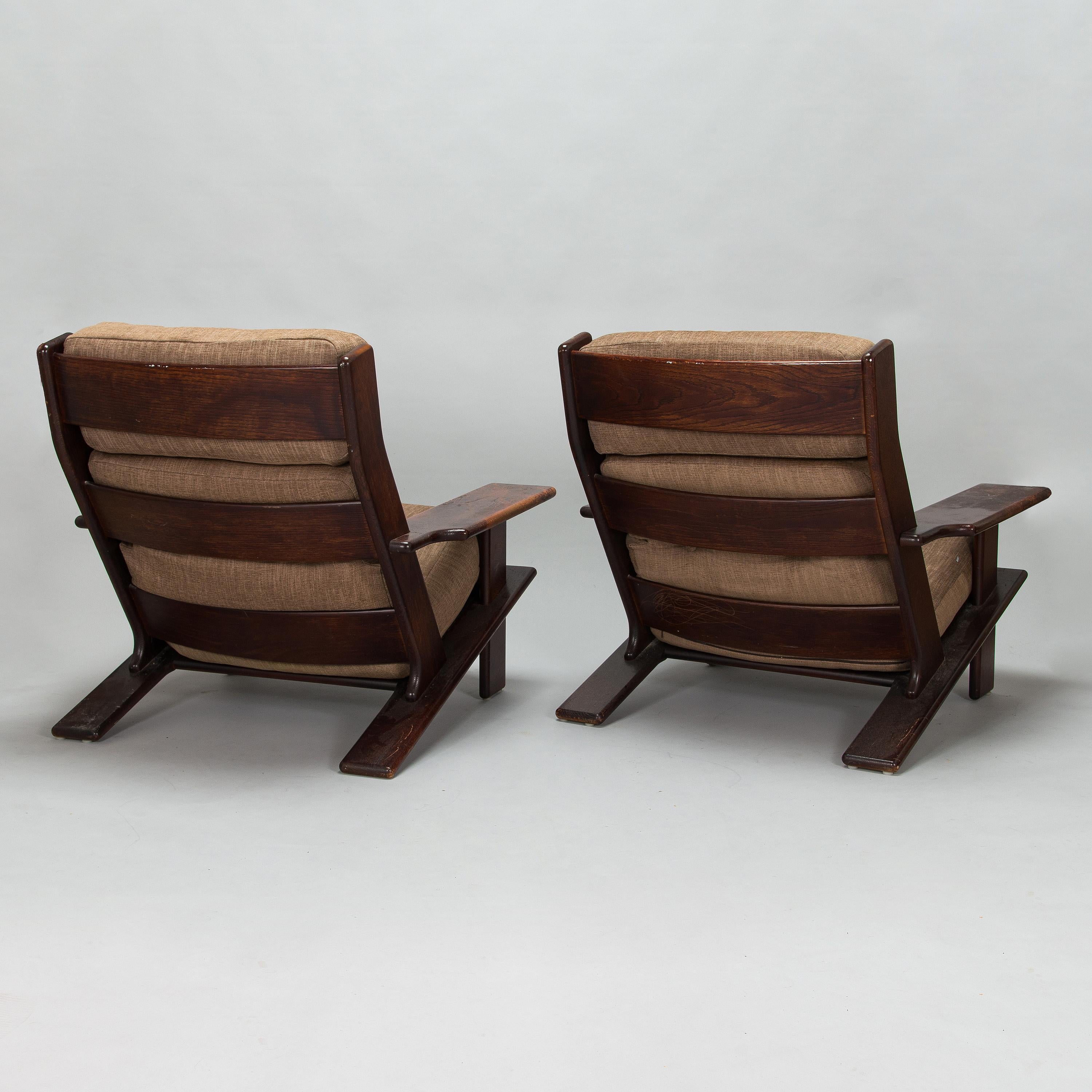 Mid-Century Modern Esko Pajamies armchair model 'Pele'  for Lepofinn Finland 1960 Signed For Sale