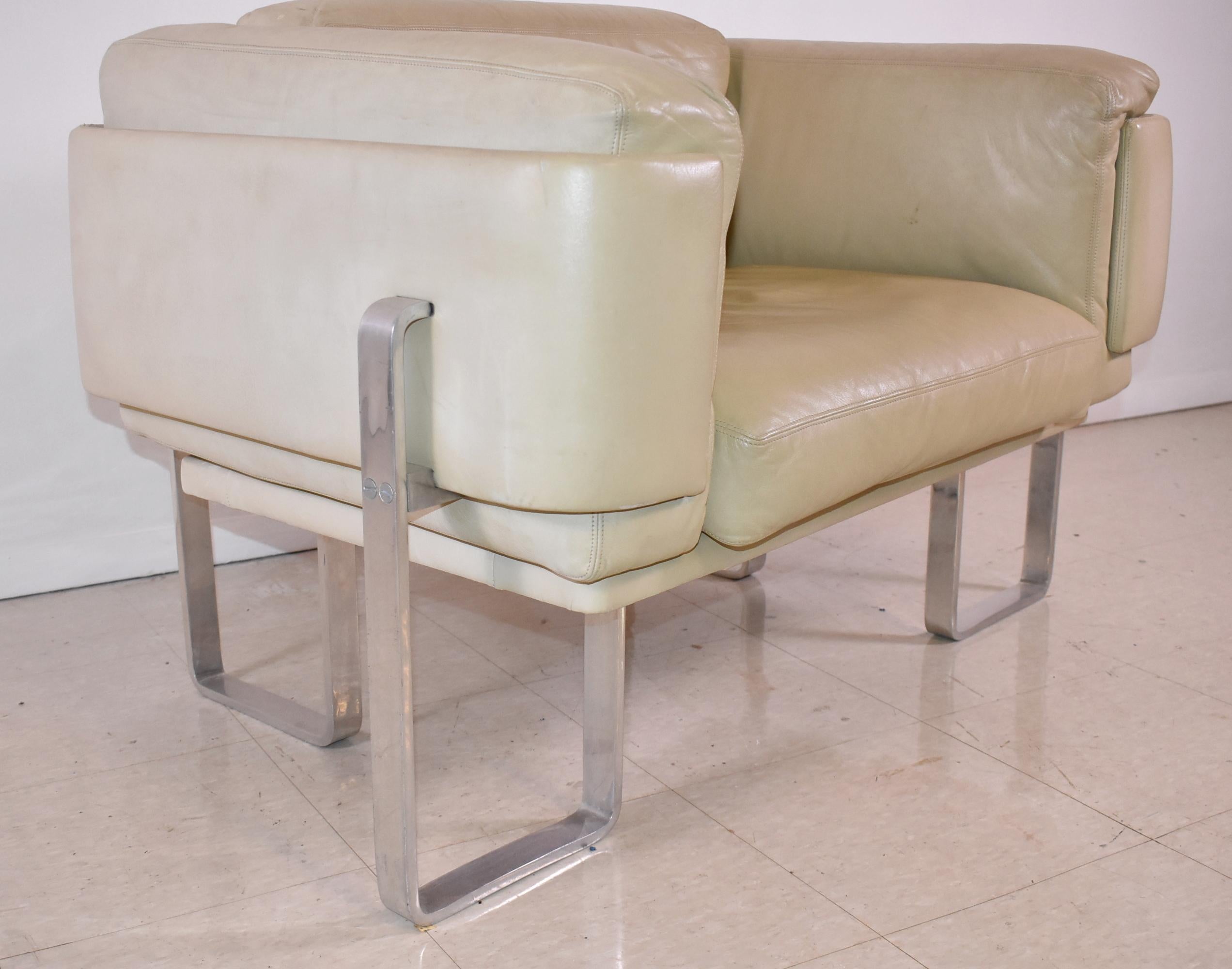 Aluminum Esko Pajamies Polar Collection Lounge Chairs For Sale