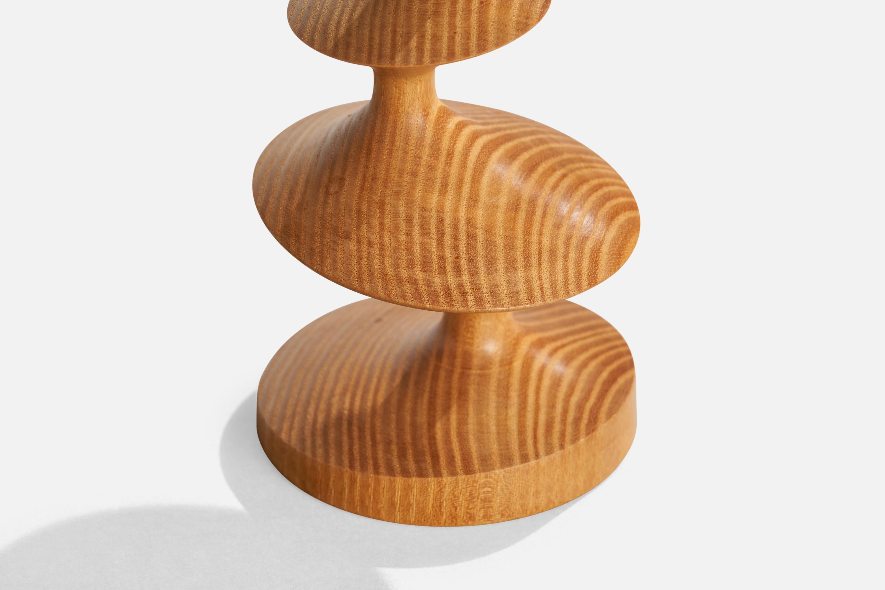 Esko Yrjälä, Candlestick, Pine, Finland, 1970s For Sale 2
