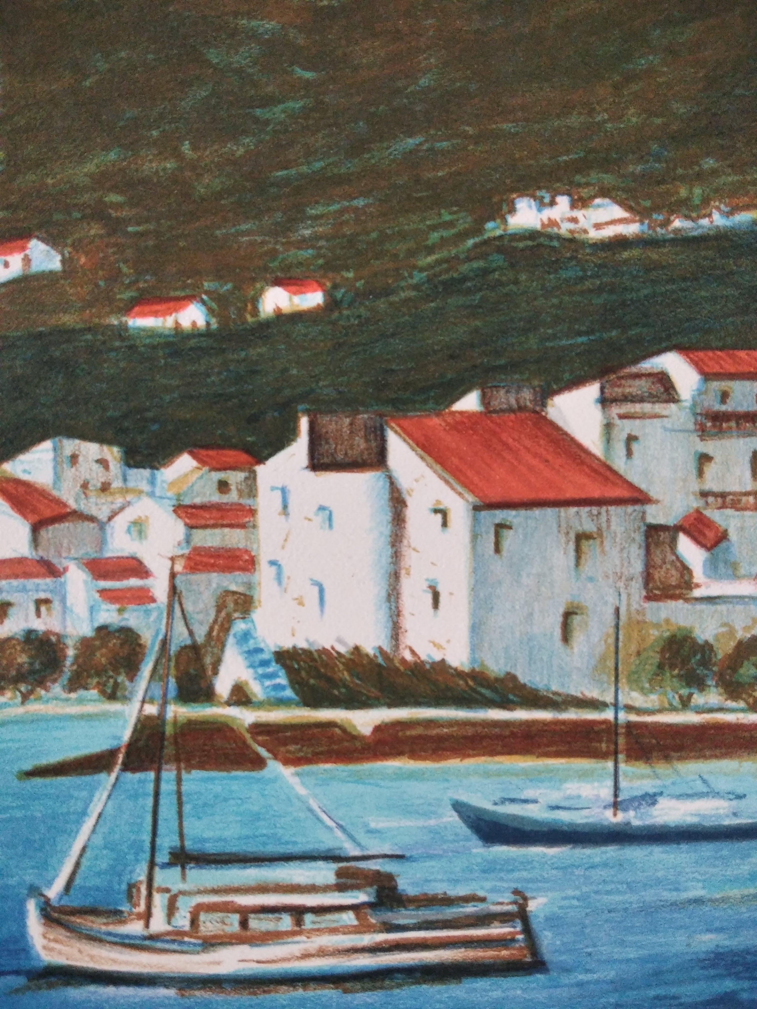 Unbenannt (Grau), Figurative Print, von Eslava