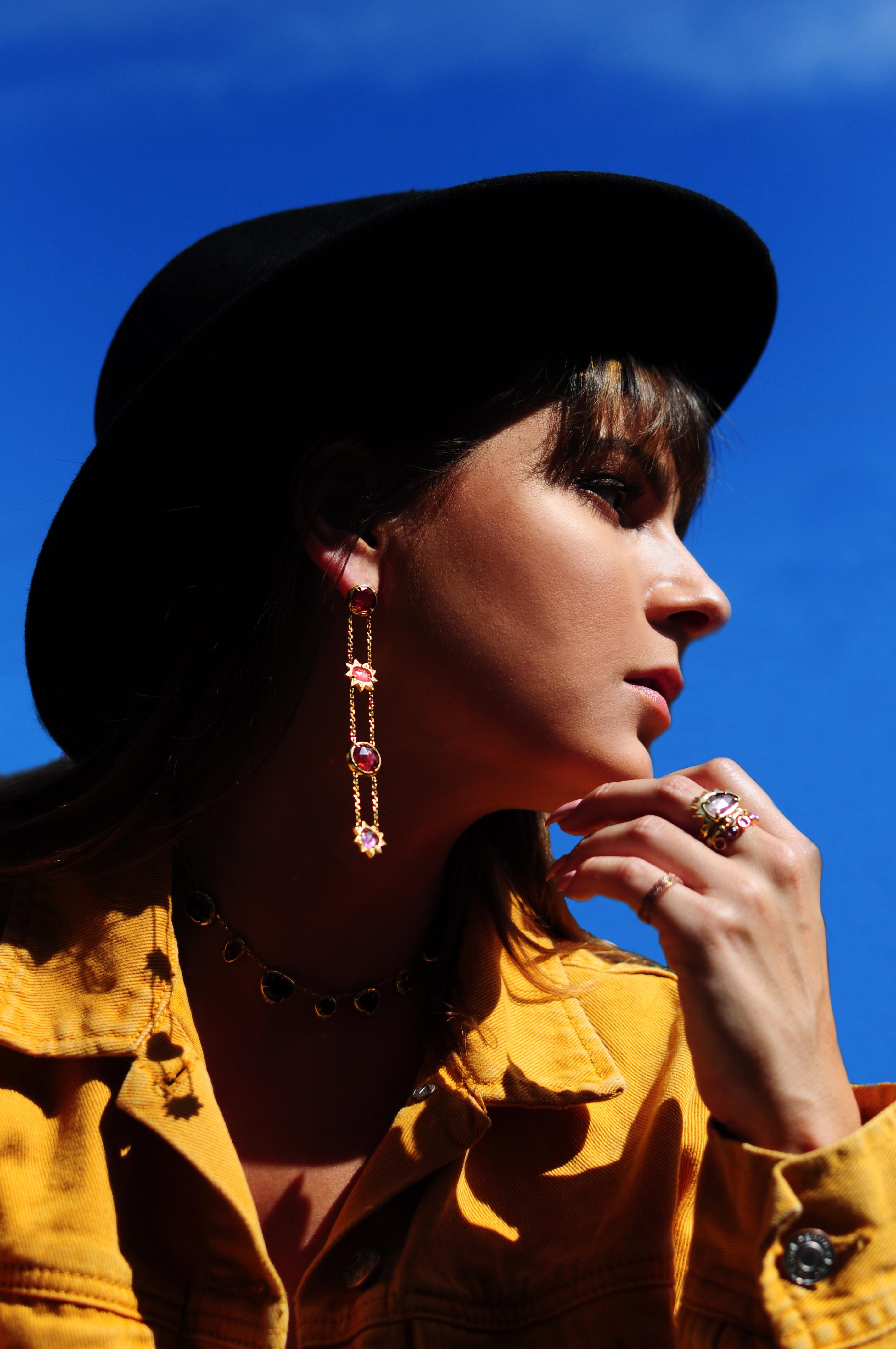 Rose Cut Esmeralda Earrings For Sale