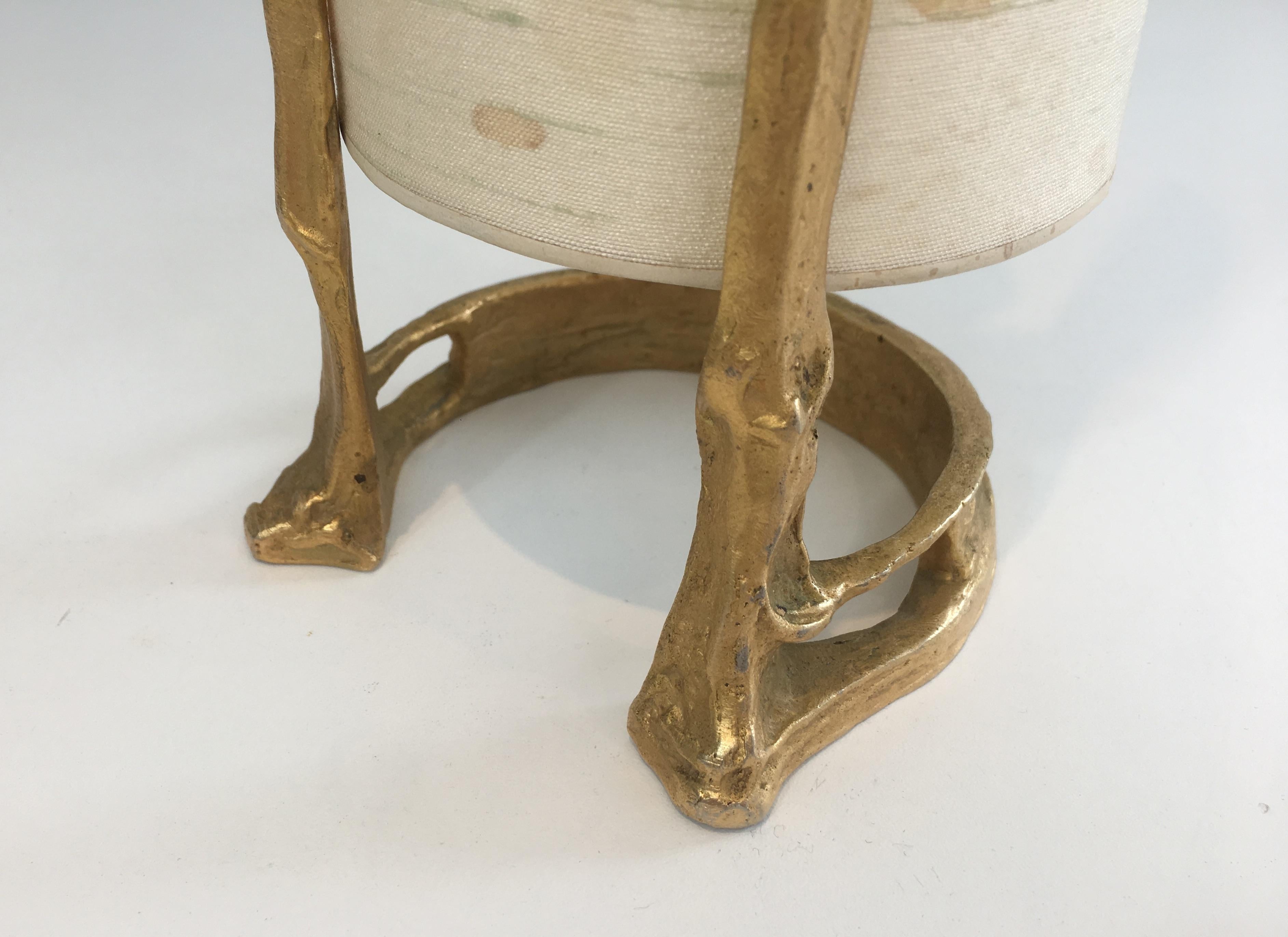 Lampe de bureau Esmeralda en bronze doré par Felix Agostini en vente 7