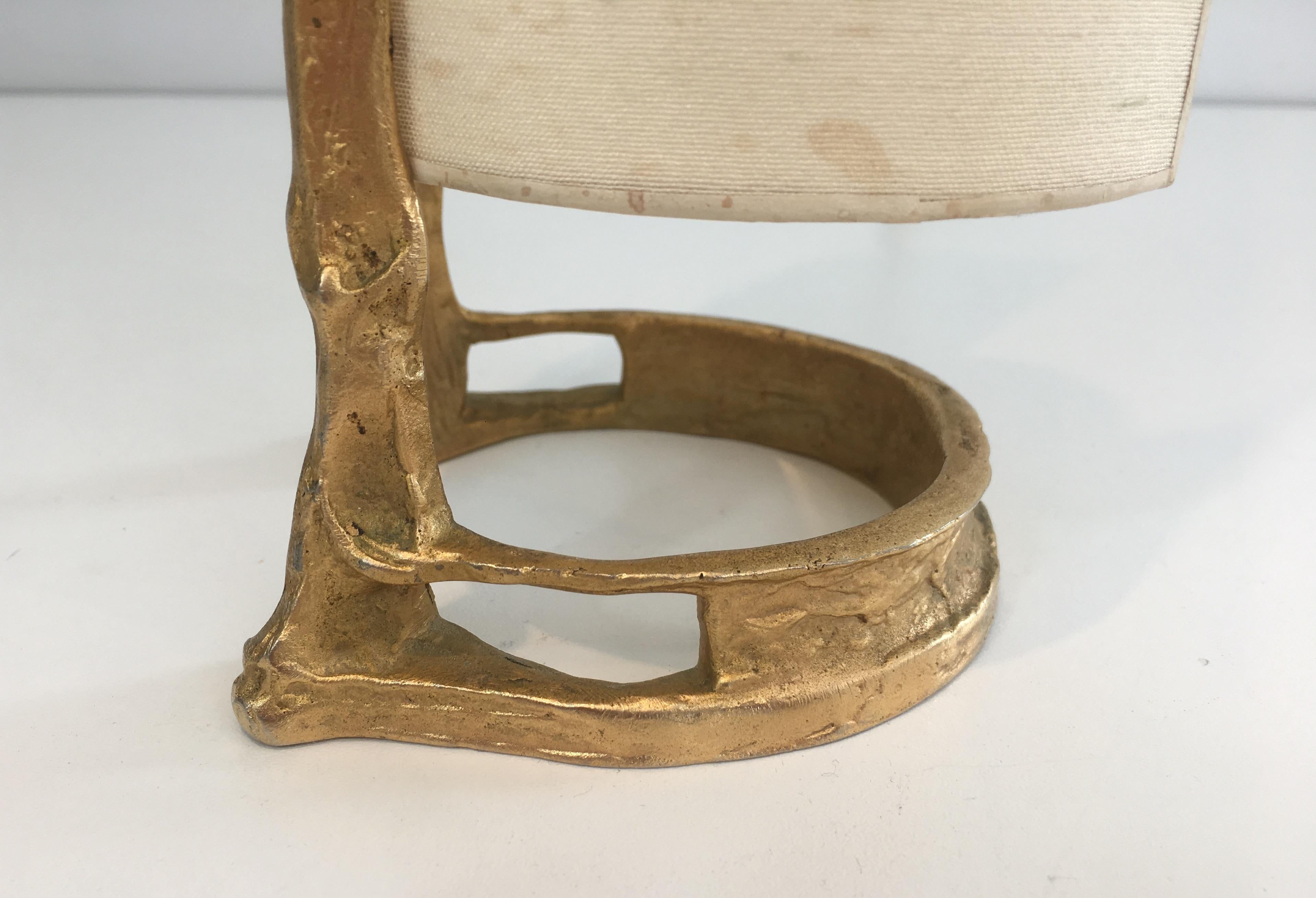 Lampe de bureau Esmeralda en bronze doré par Felix Agostini en vente 8